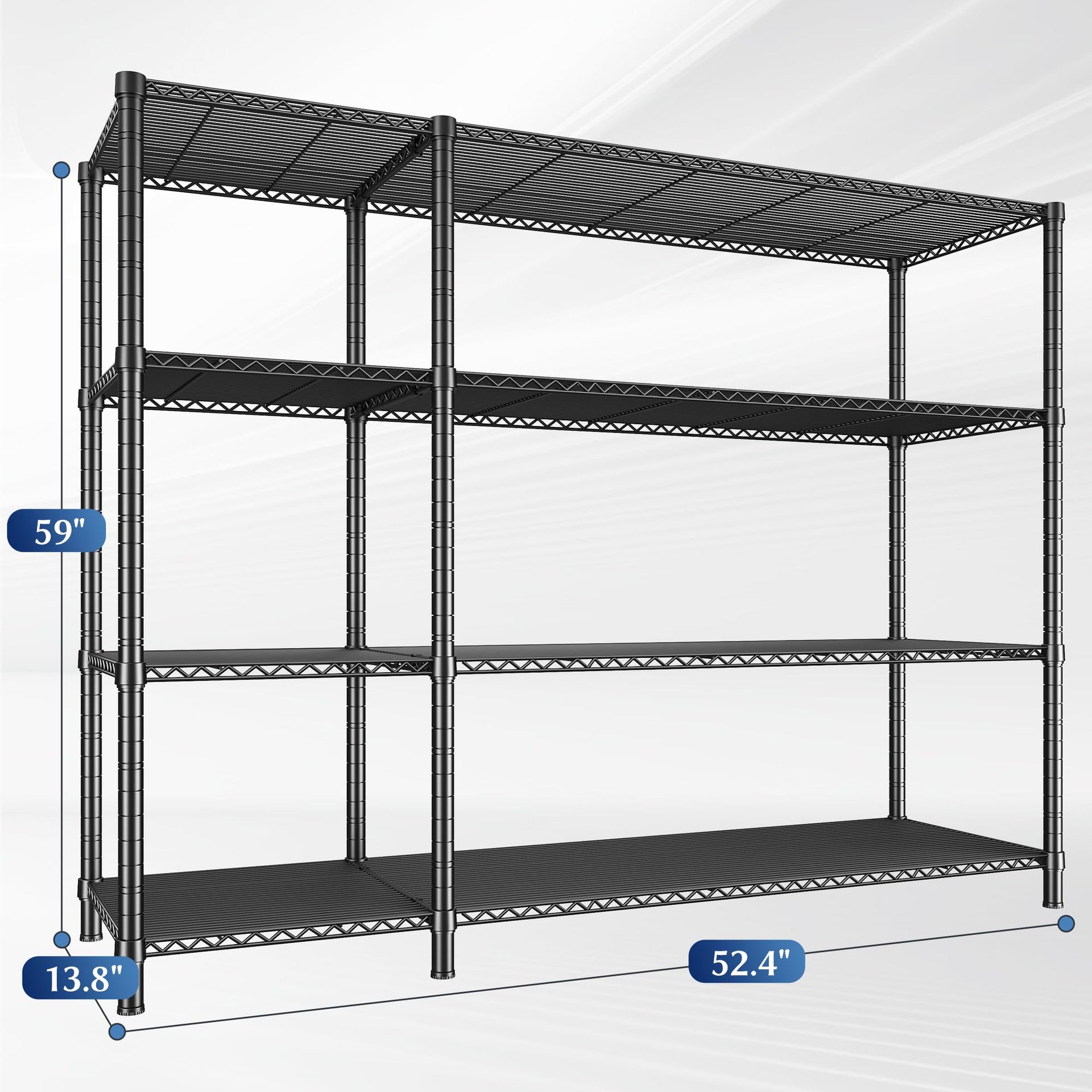52.4" W Storage Shelves (4 Count)