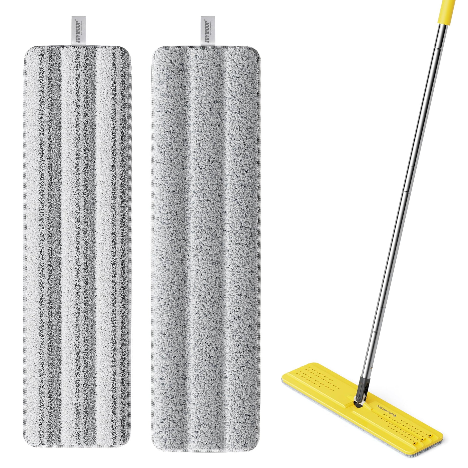 17.7 Inch Microfiber Mop Replacement Pads (2 Count)