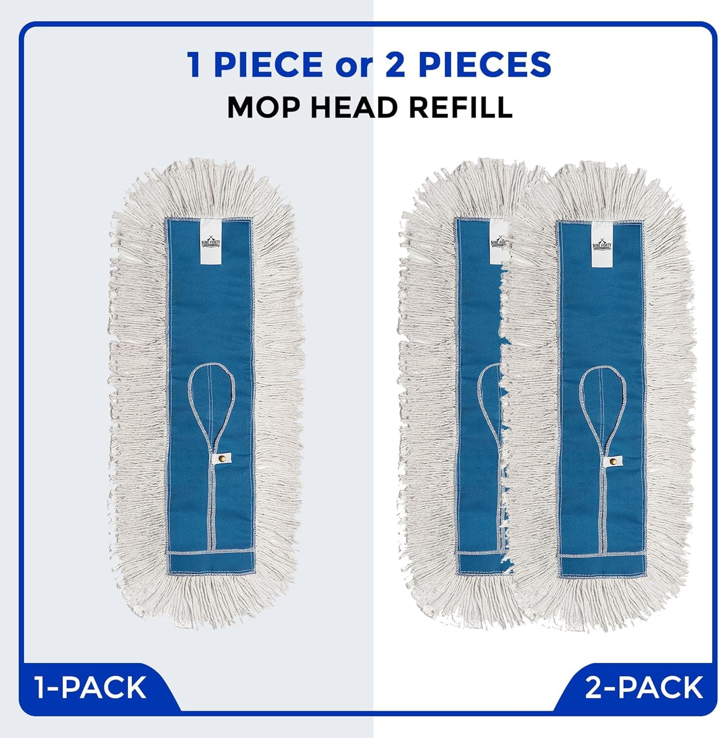 60" Premium Cotton Dust Mop Kit