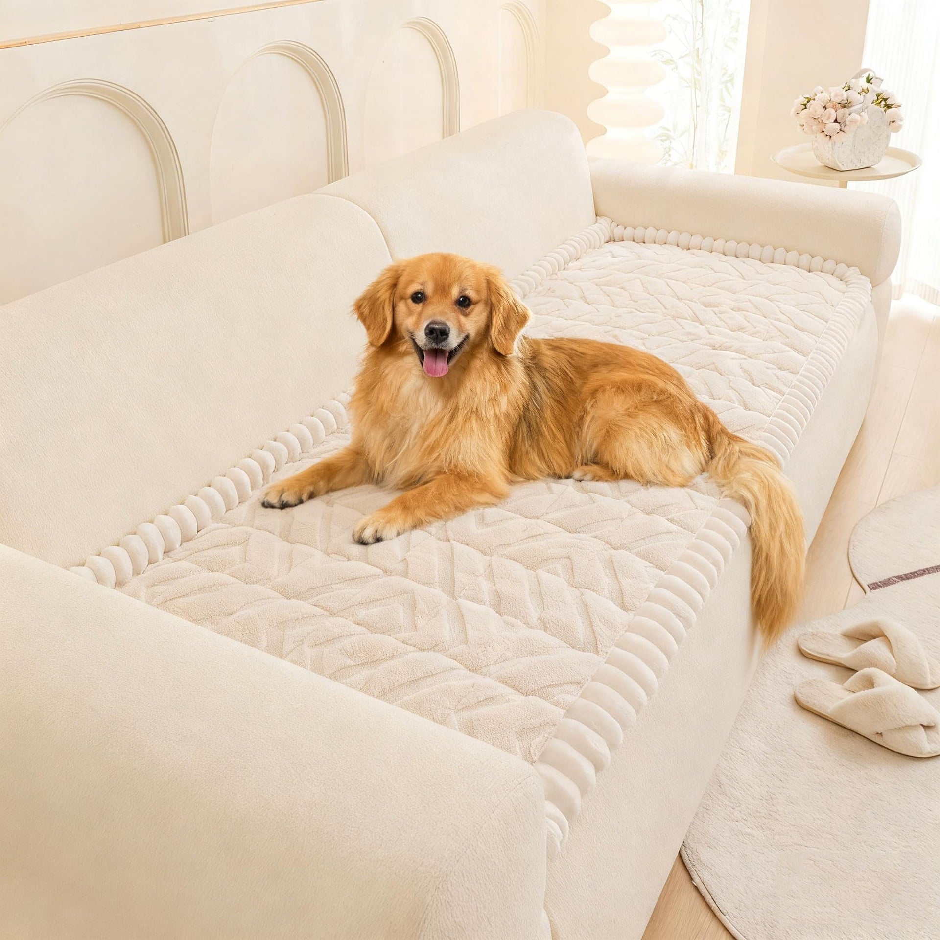 Plush Couch Protector for Dogs Washable (3 Ounce)