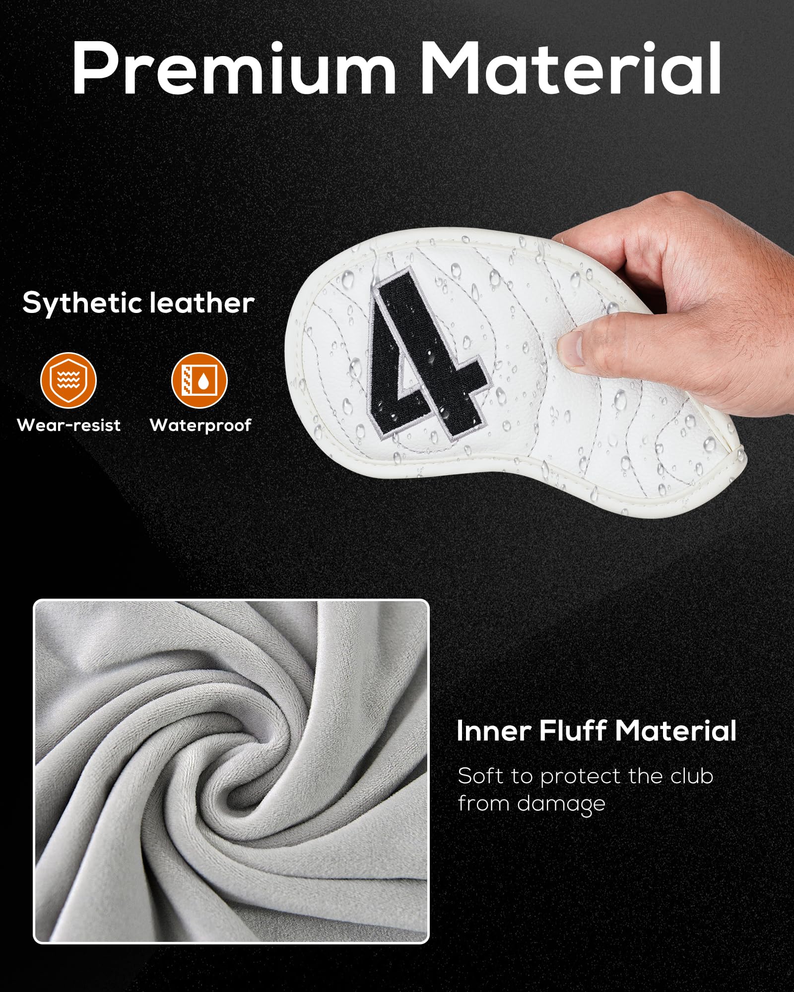 Magnetic Golf Iron Club Covers