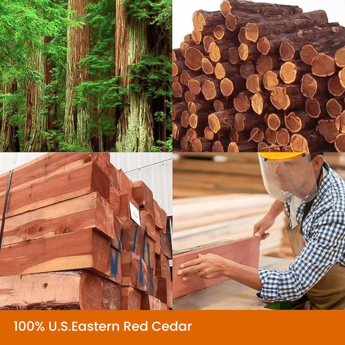 Cedar Balls Cedar Blocks for Clothes Storage (100 Count)
