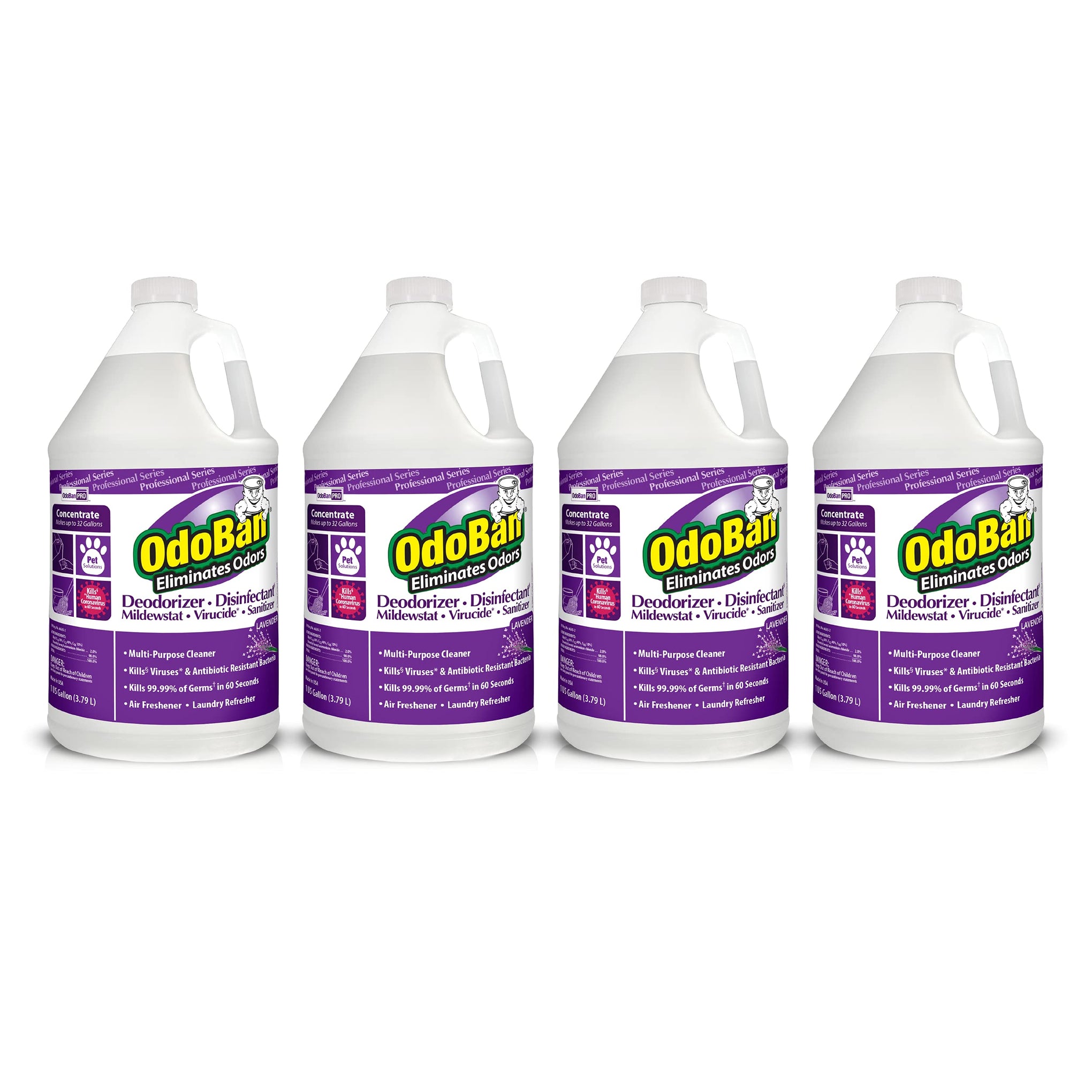 Professional Disinfectant and Odor Eliminator Concentrate (4 Count)