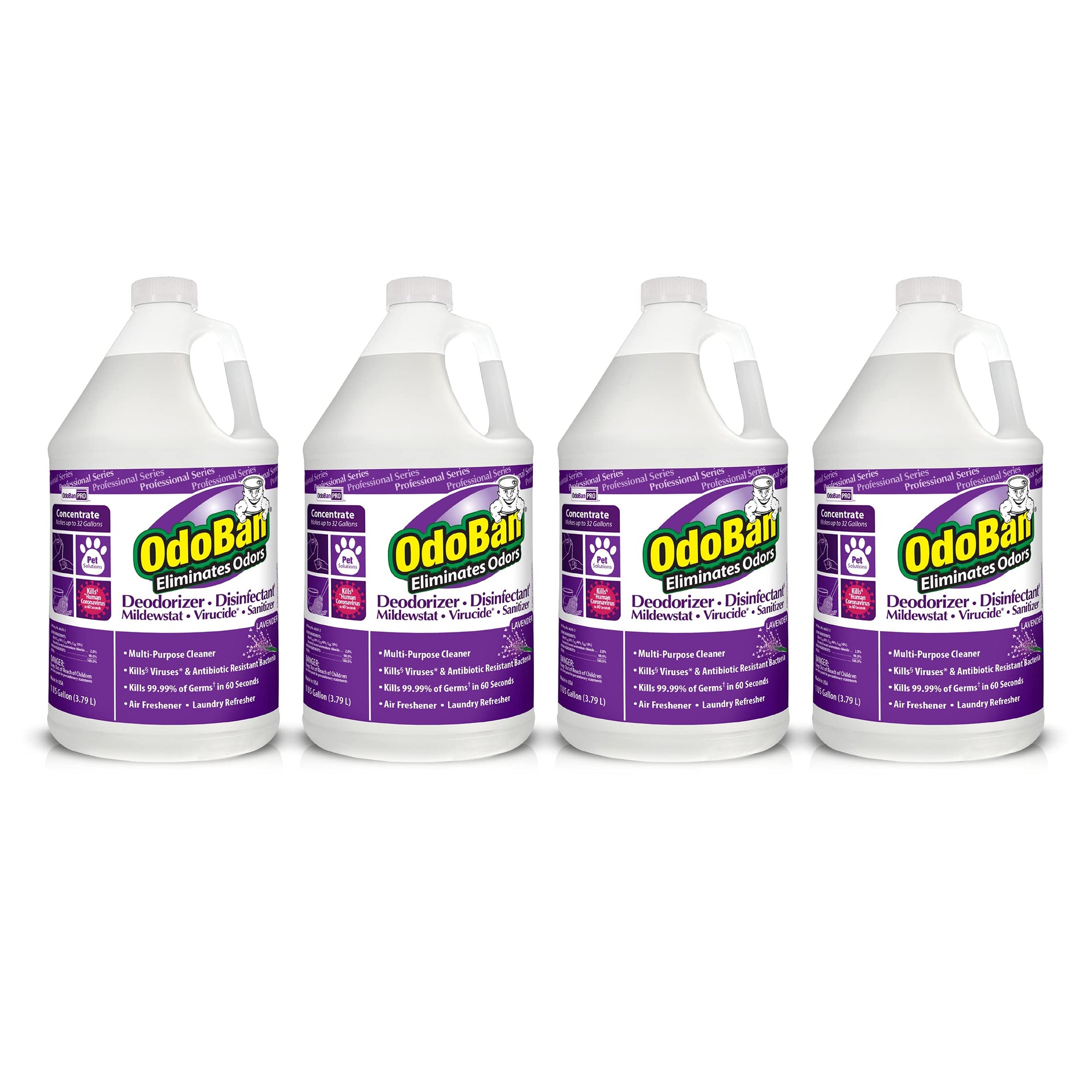 Professional Disinfectant and Odor Eliminator Concentrate (512 Fl Oz)