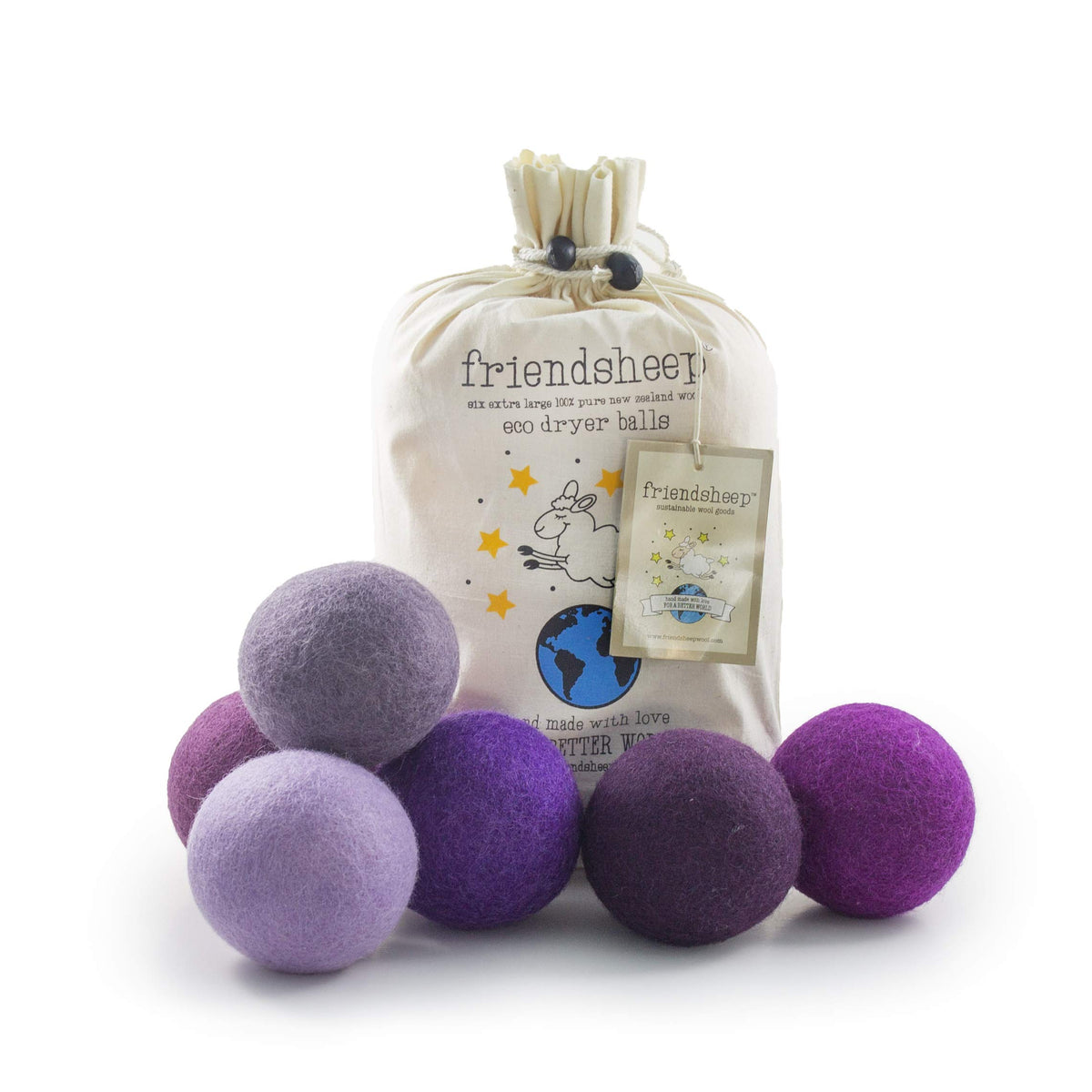Wool Dryer Balls (6 Count)