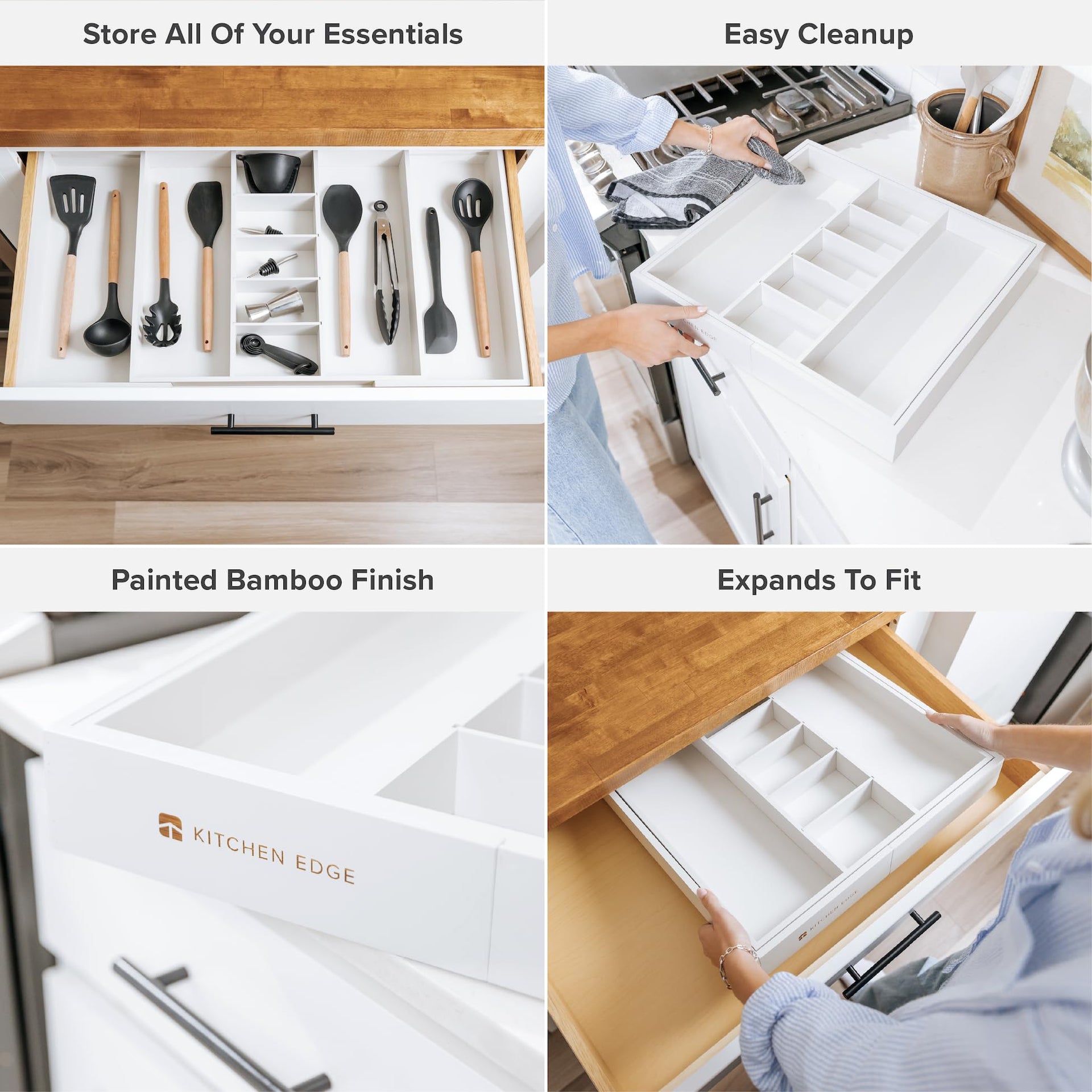 Utensil & Junk Drawer Organizer