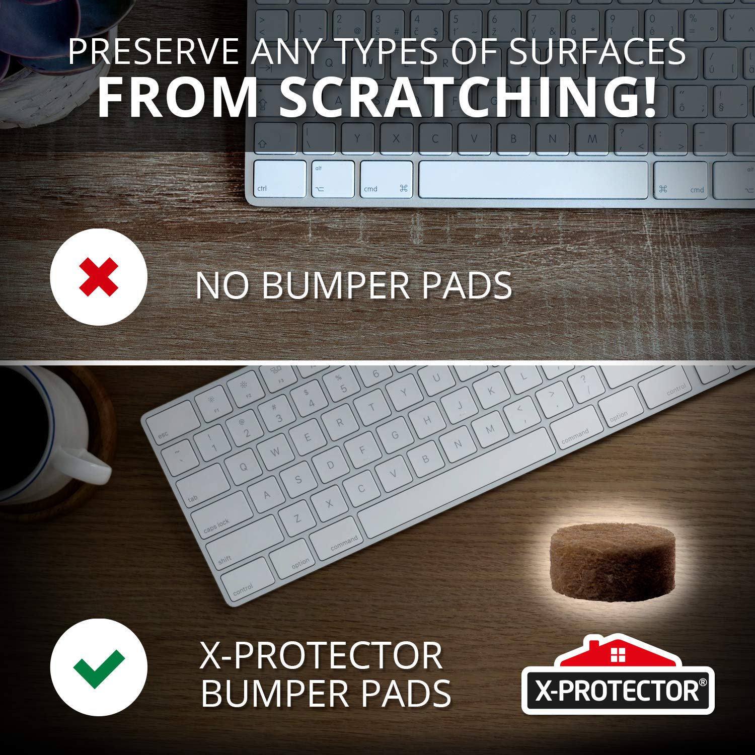 Cabinet Door Bumpers X (100 Count)