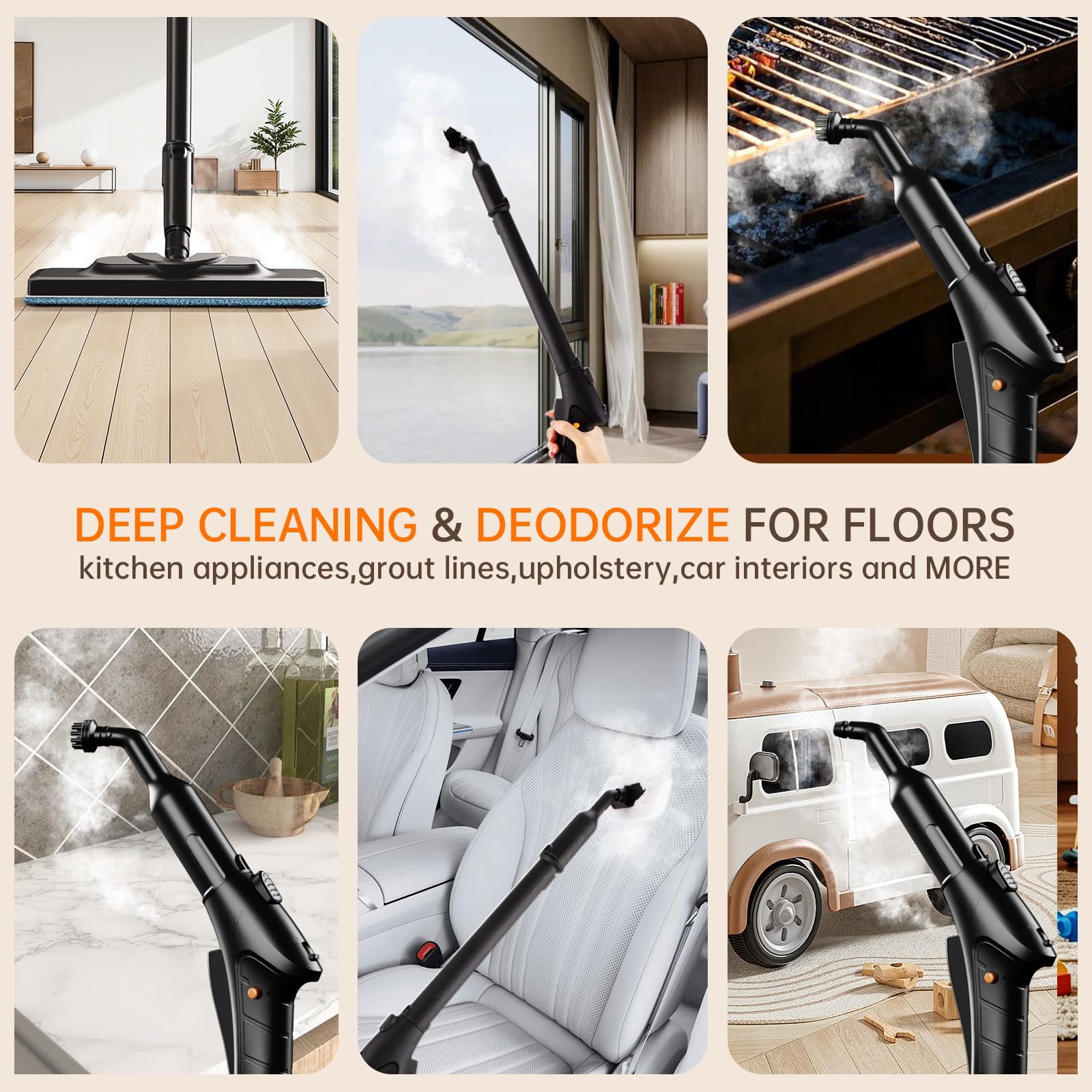 Powerful Steam Cleaner for Home