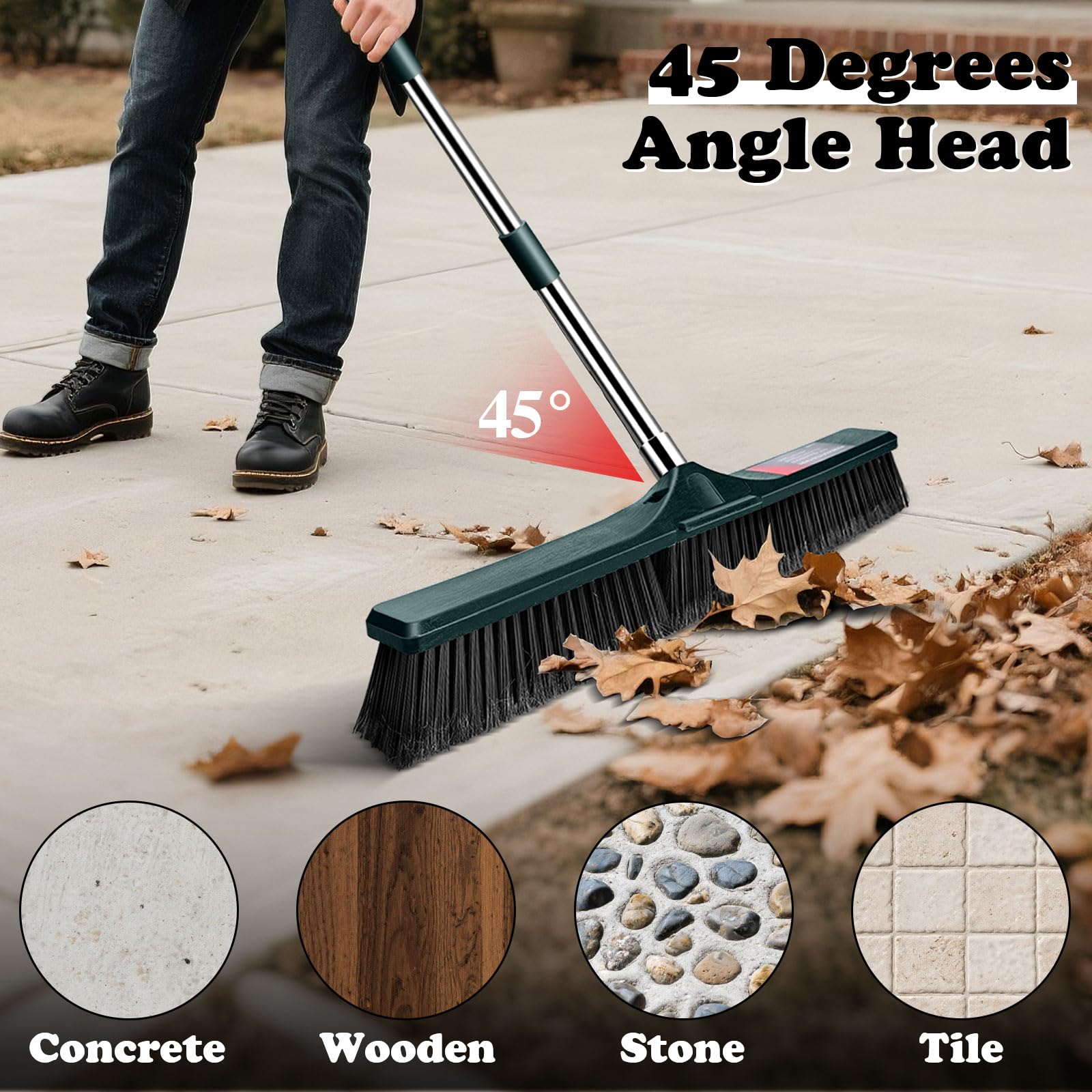 24" Push Broom Outdoor
