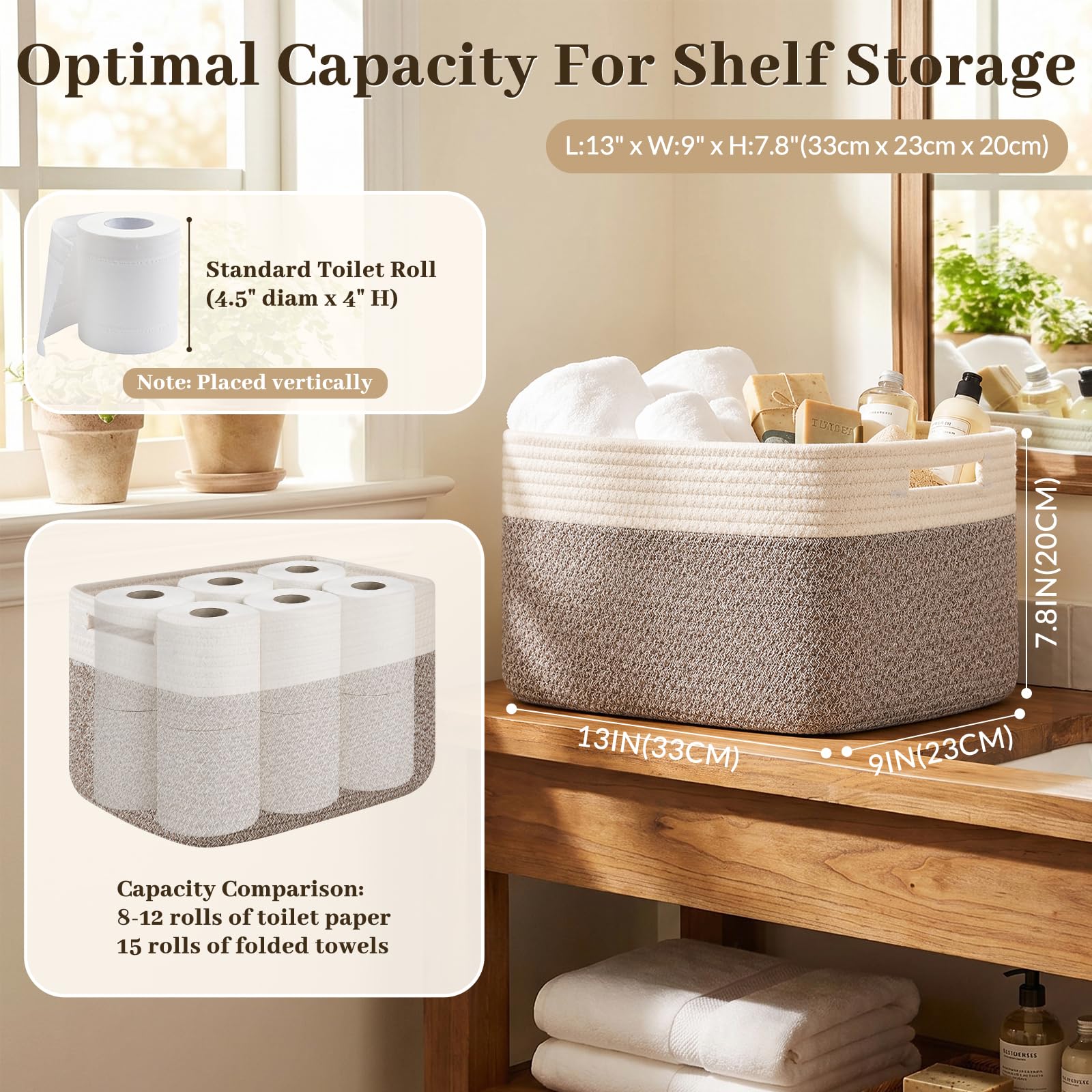 4 Pack Storage Basket (4 Count)