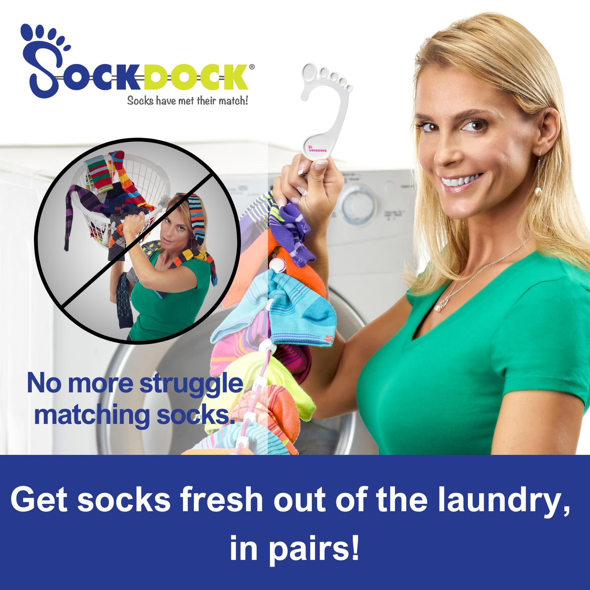 2 Pack Sock Laundry Tool (2 count)