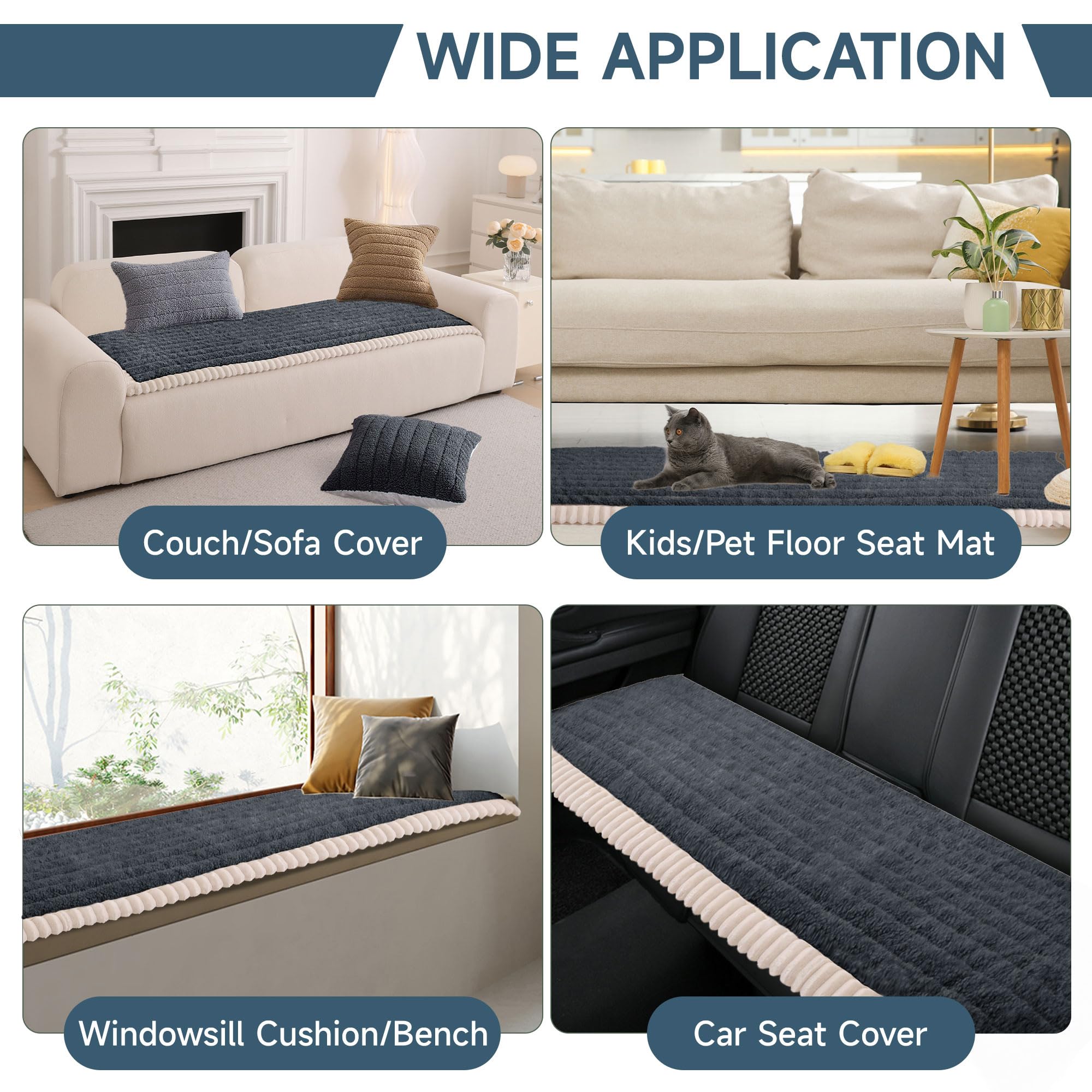 Couch Cover for Dogs Washable (3 Count)