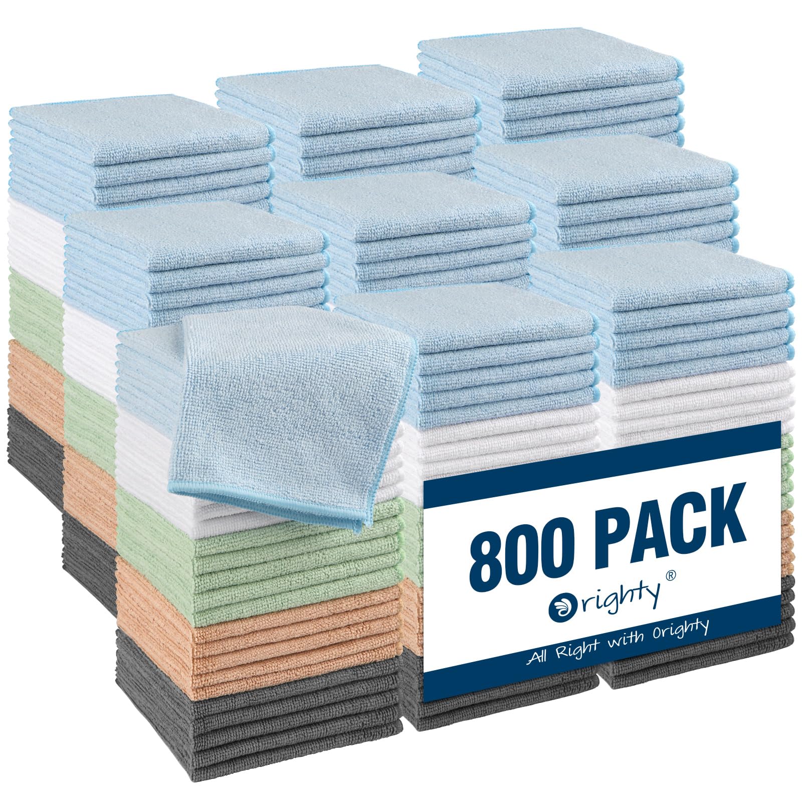 Microfiber Washcloths 800 Pack (800 Count)