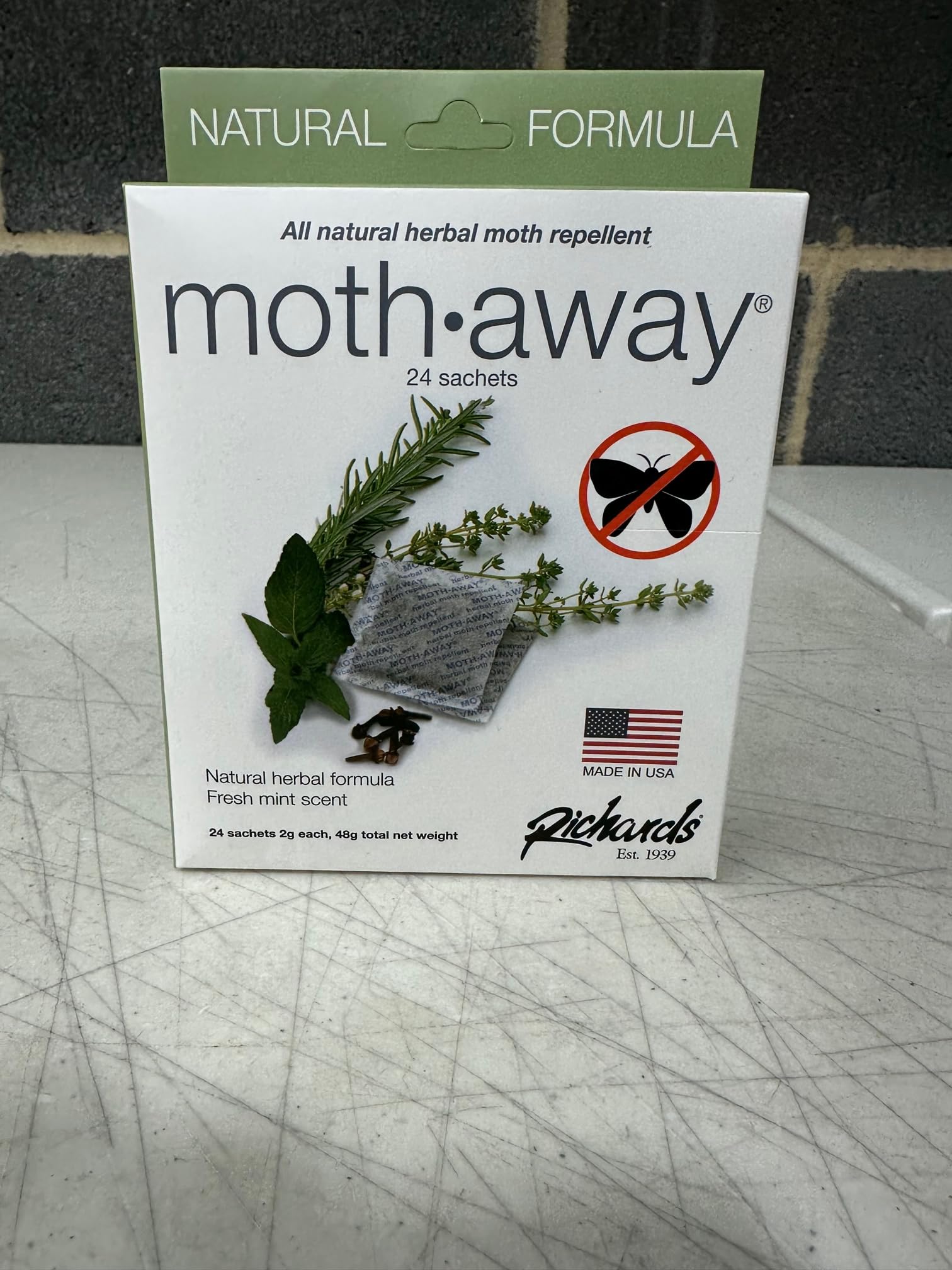 Homewares Moth Away Sachets (24 Count)