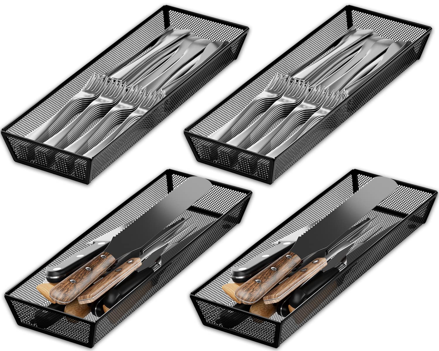 kitchen drawer organizer (4 Count)