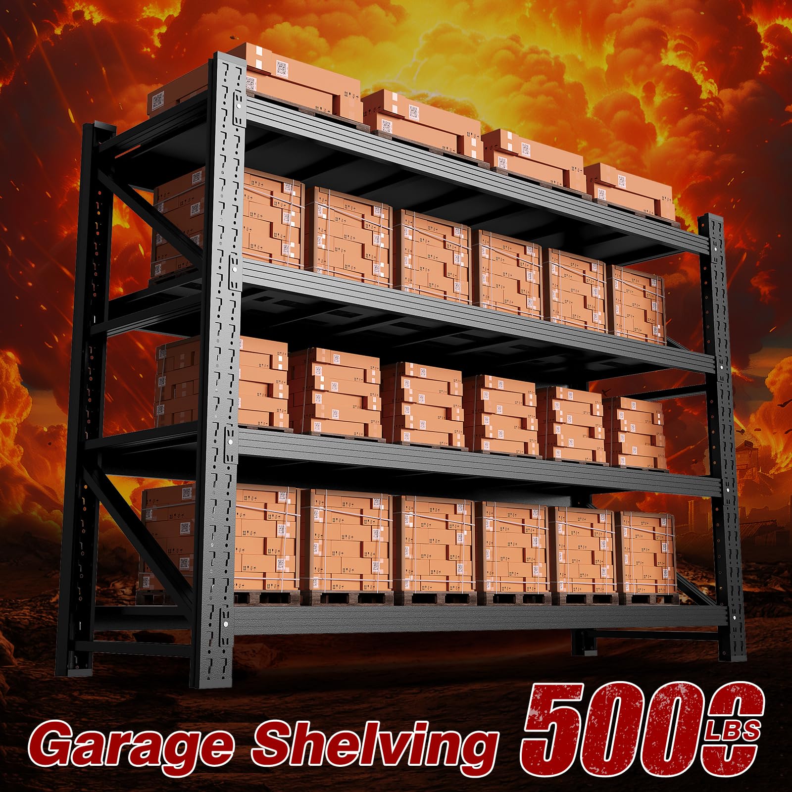5000LBS Metal Steel Storage Shelves