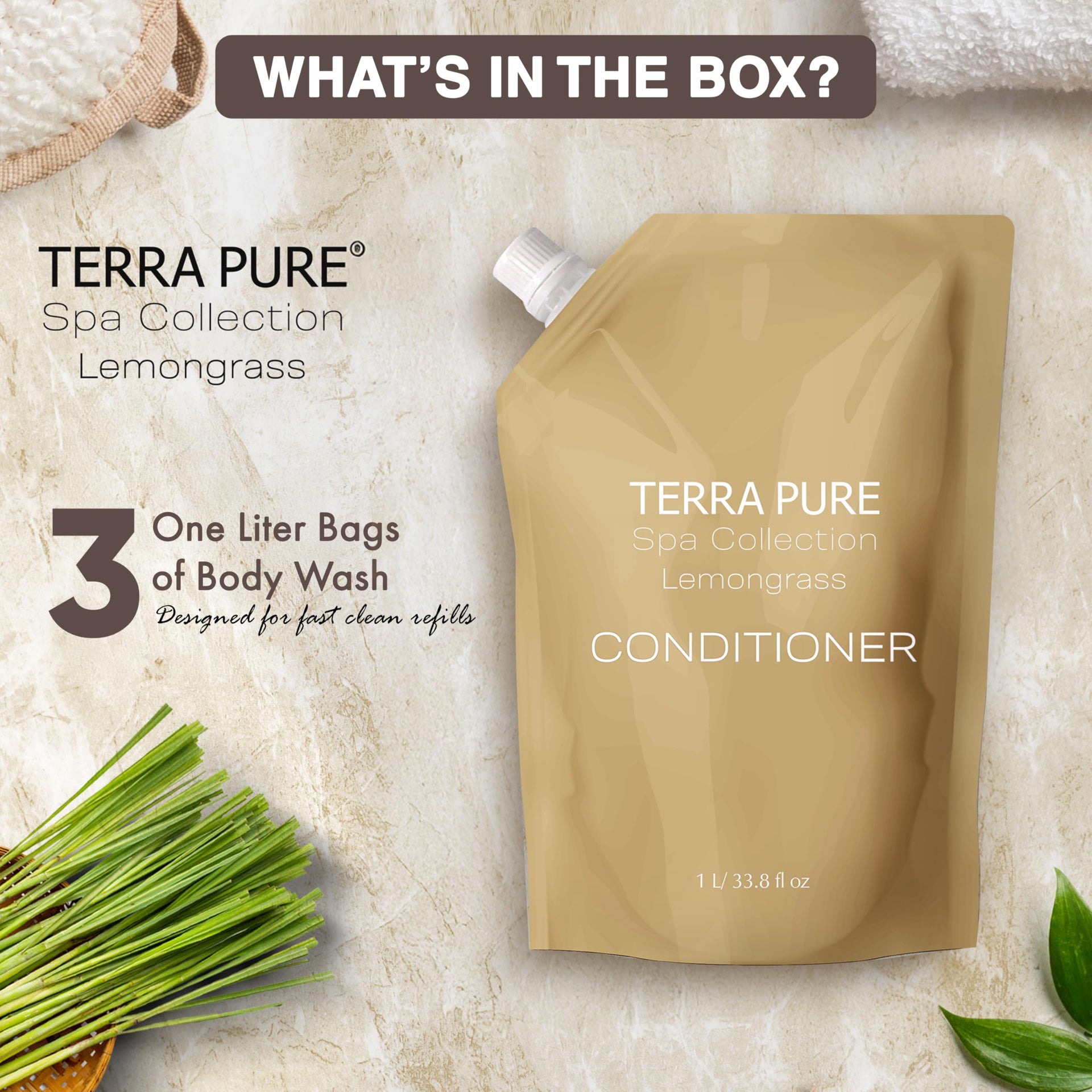 Spa Conditioner Refill Bags (3 Count)