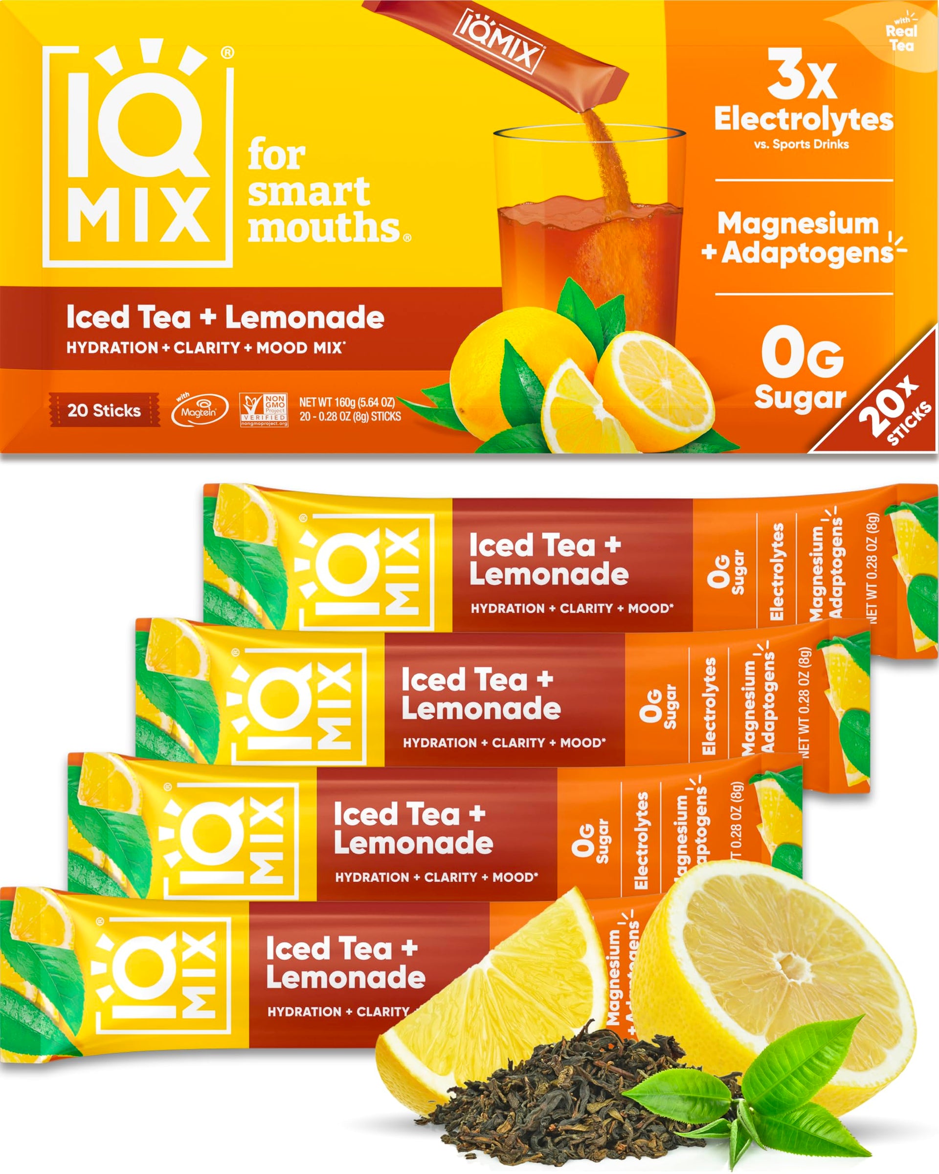 IQMIX Hydration Electrolytes Powder Packets (20 Count)