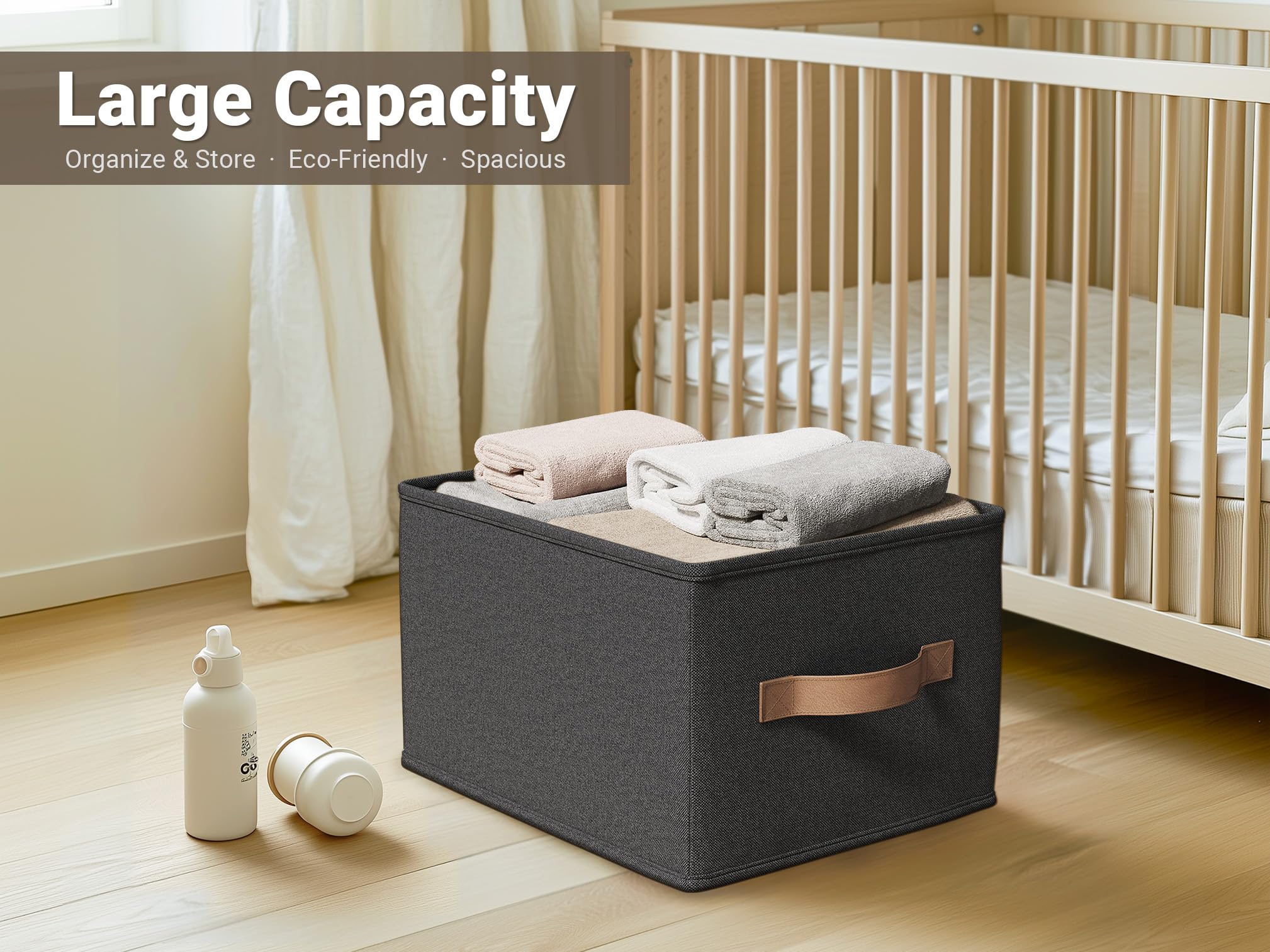 3 Pack Closet Storage Bins (3 Count)
