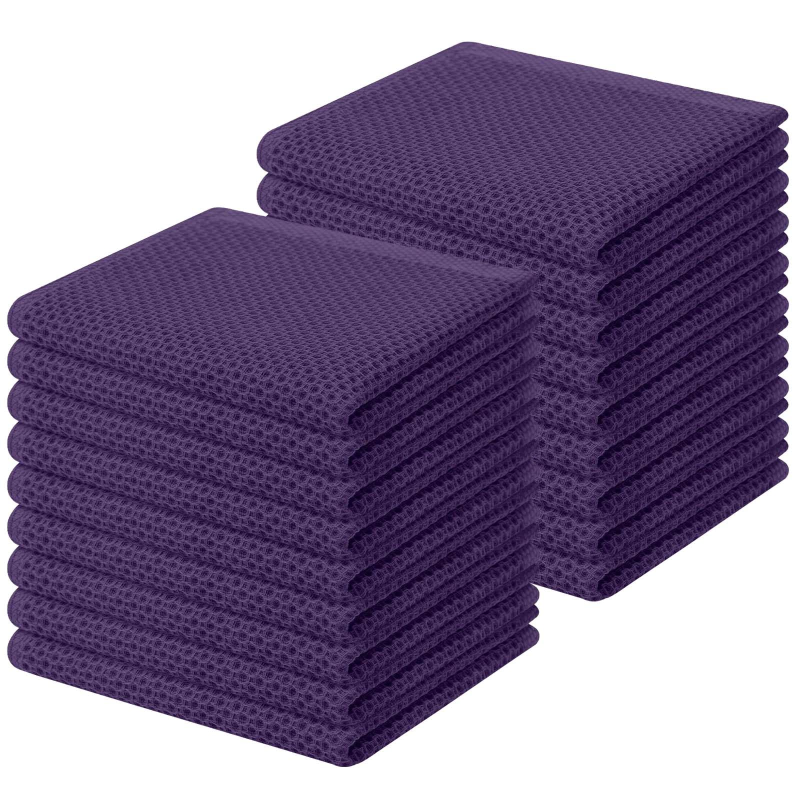 100% Cotton Waffle Weave Kitchen Dish Cloths 18 (18 Count)
