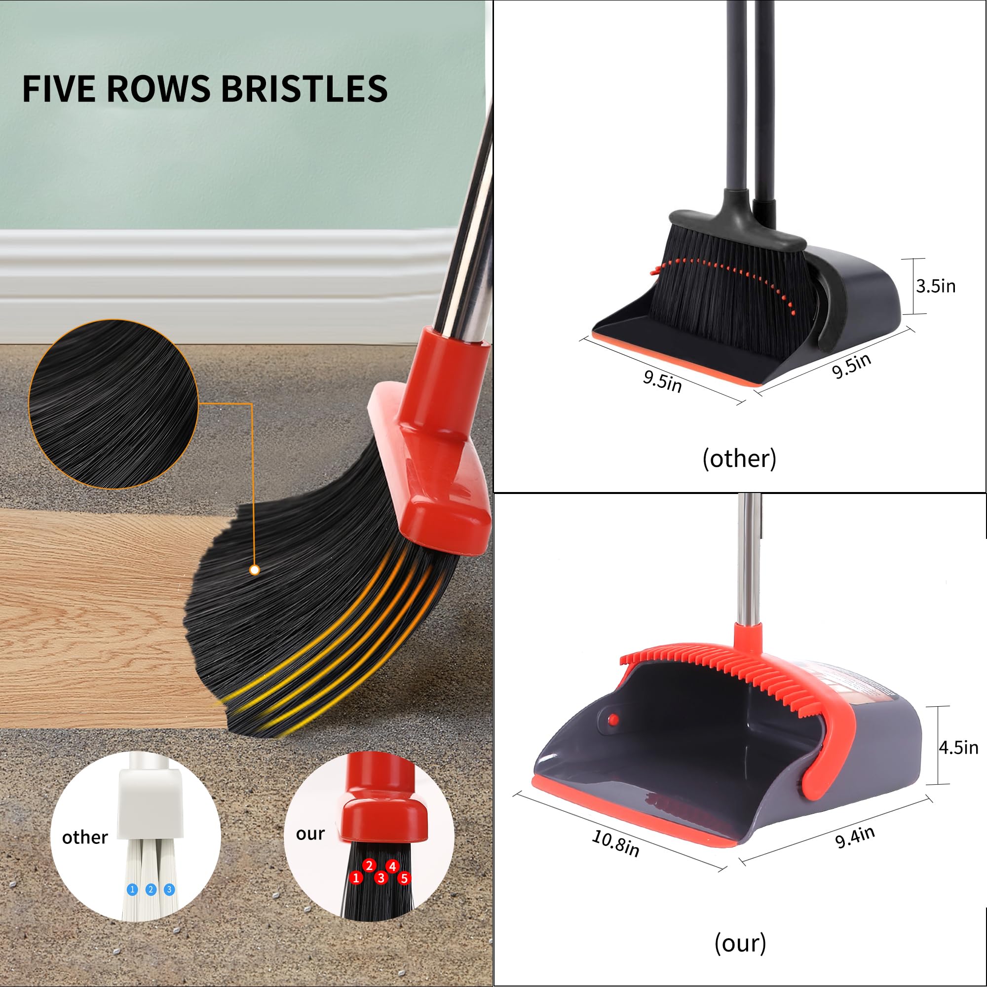 Broom and Dustpan Set 52