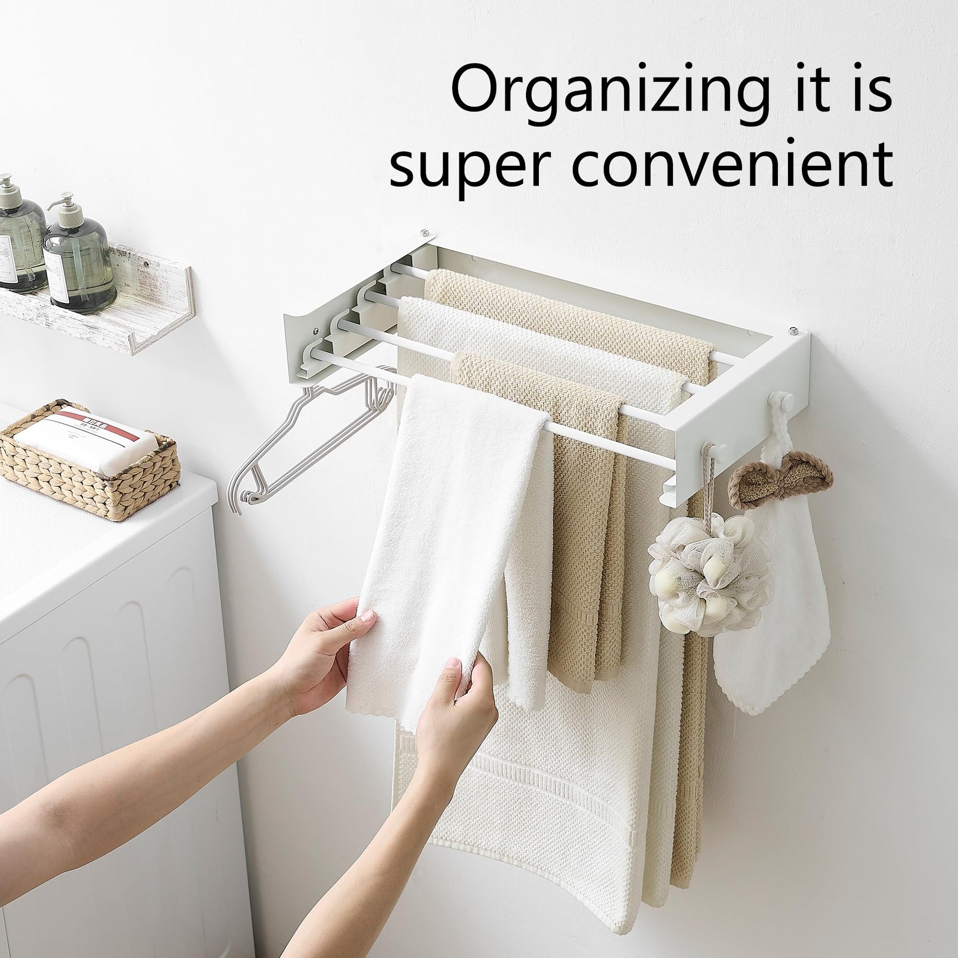 Wall Mounted Clothes Drying Rack
