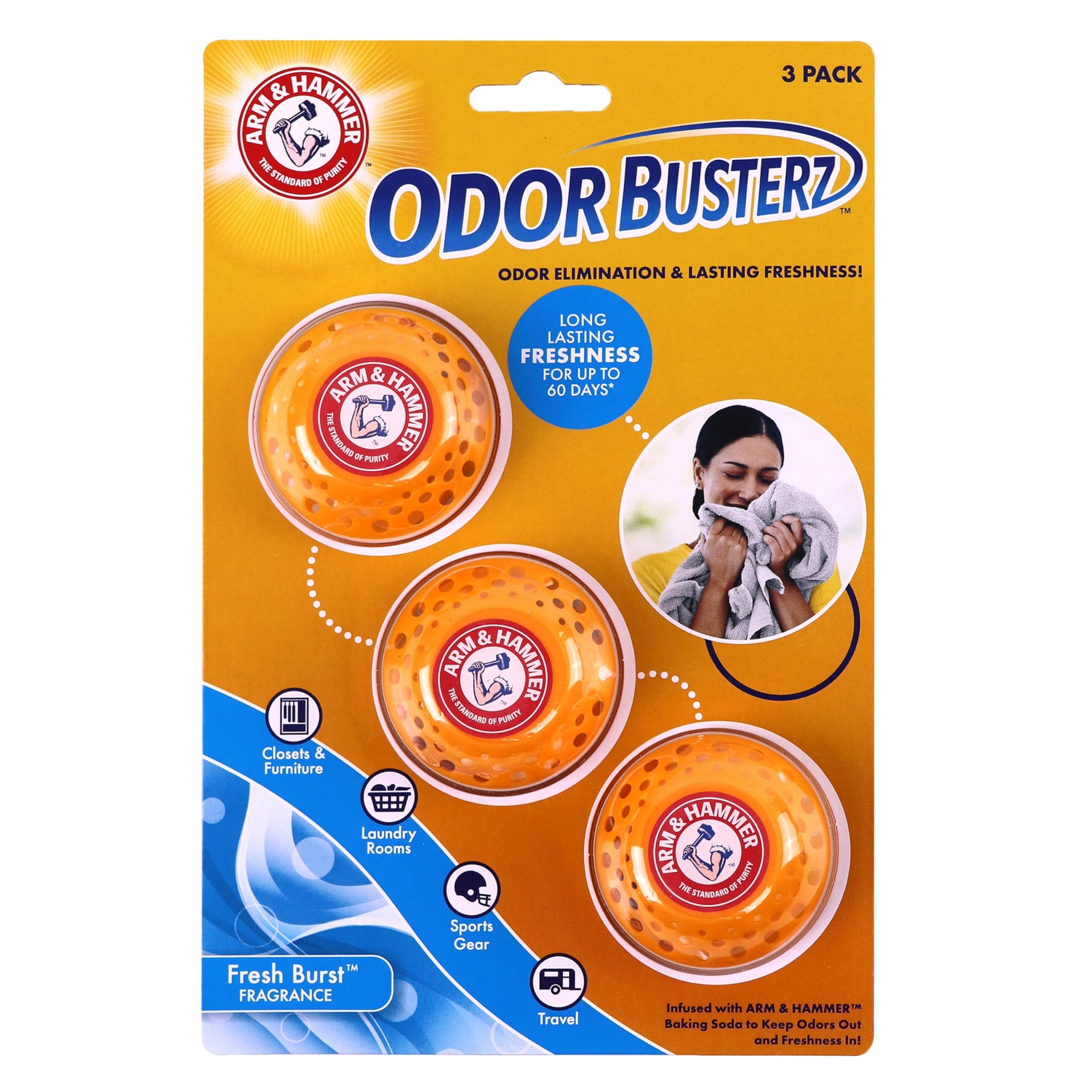 OdorBusterz® Odor Eliminator Balls (3 Count)