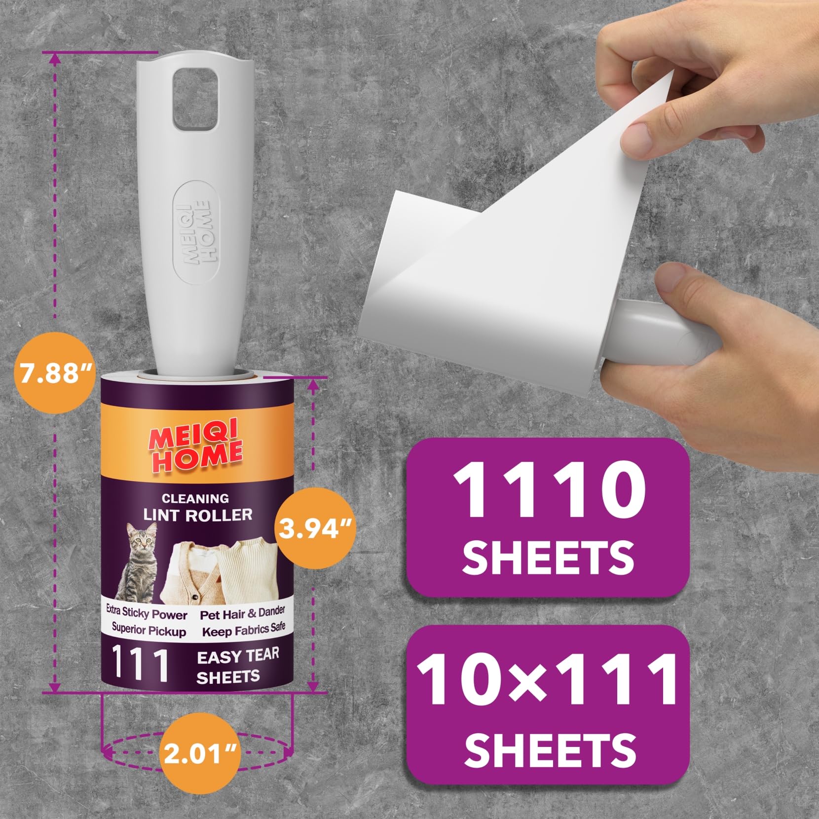 Lint Rollers for Pet Hair Extra Sticky