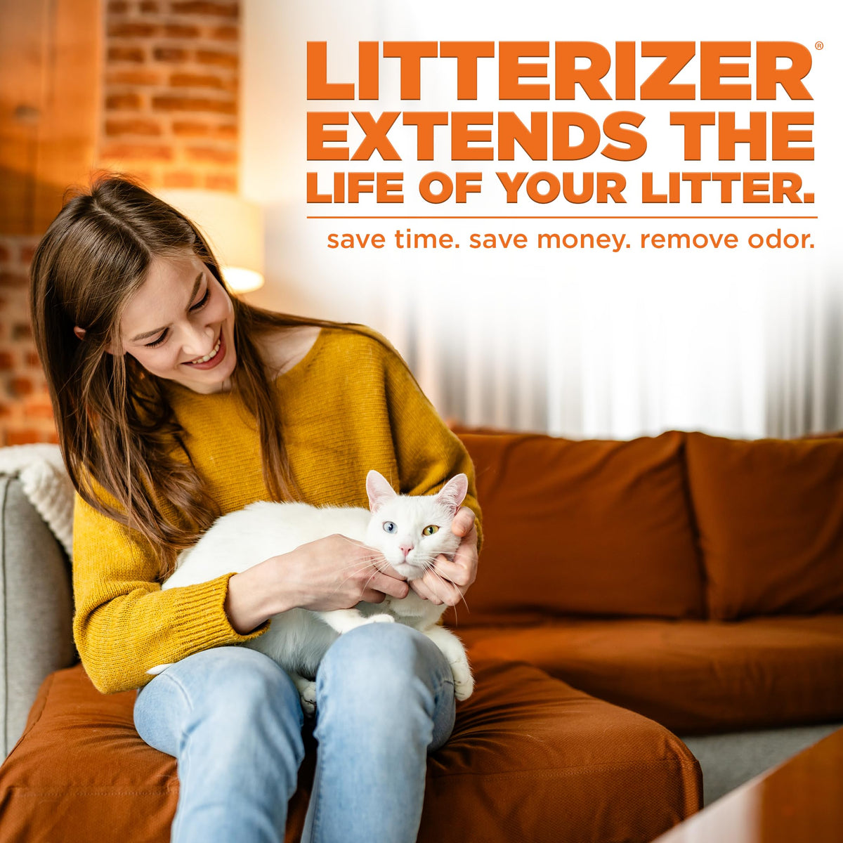 Litterizer Cat Litter Odor Eliminator Additive (16 Ounce)