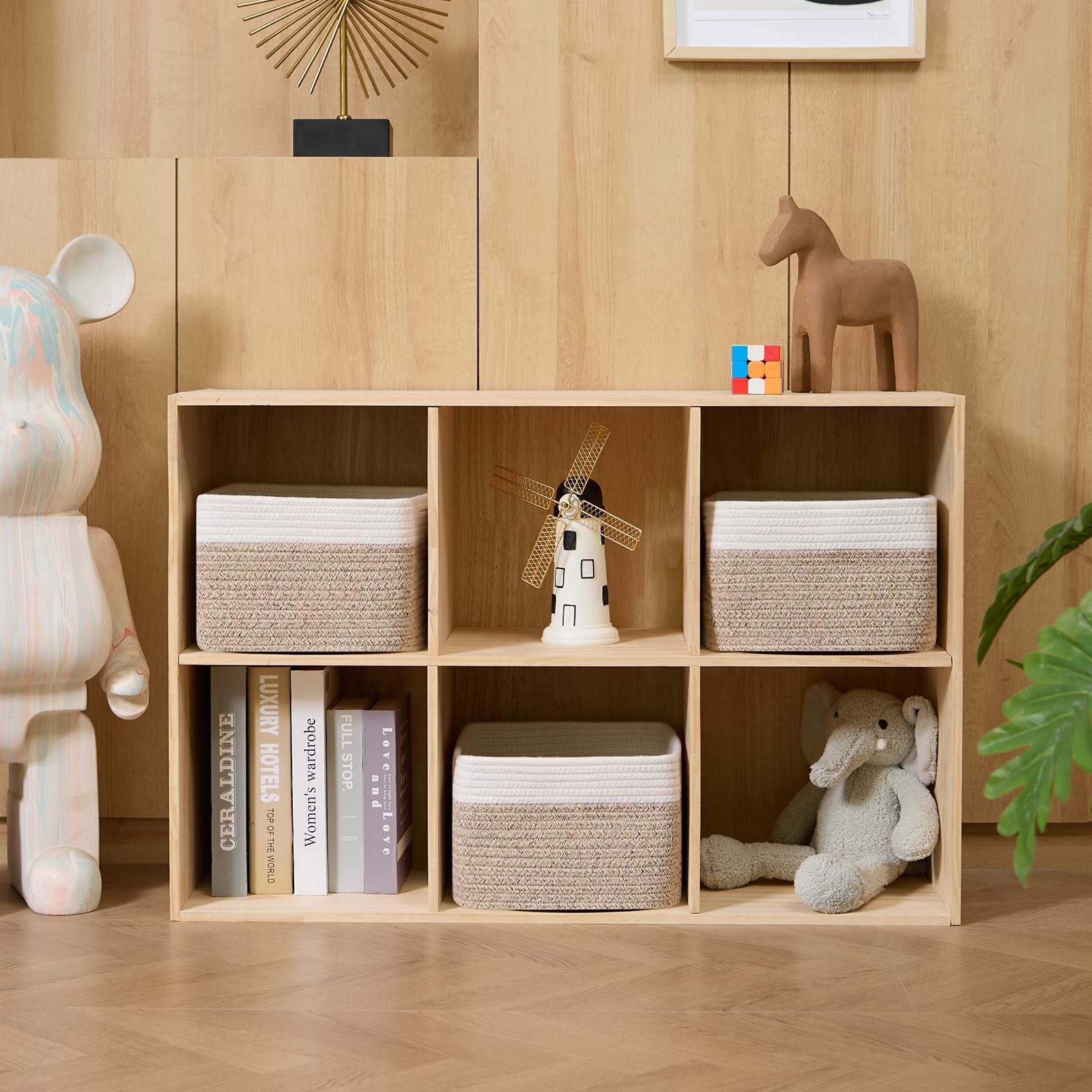 Small Organizing Baskets for Cubes Shelf (3 Count)