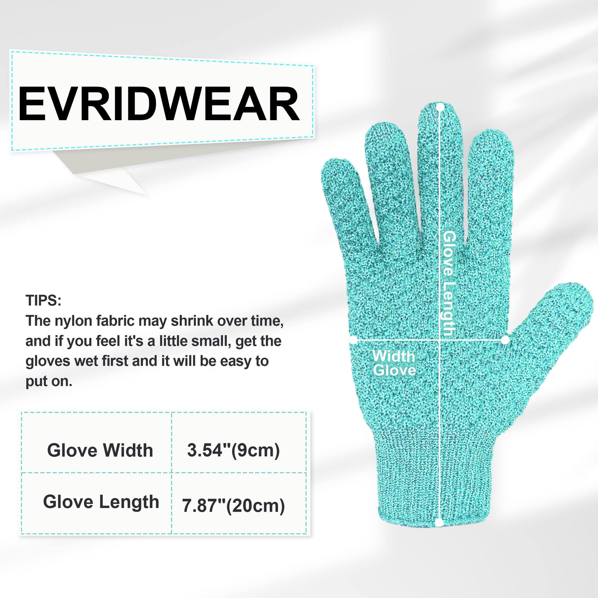 Exfoliating Glove for Shower Bath