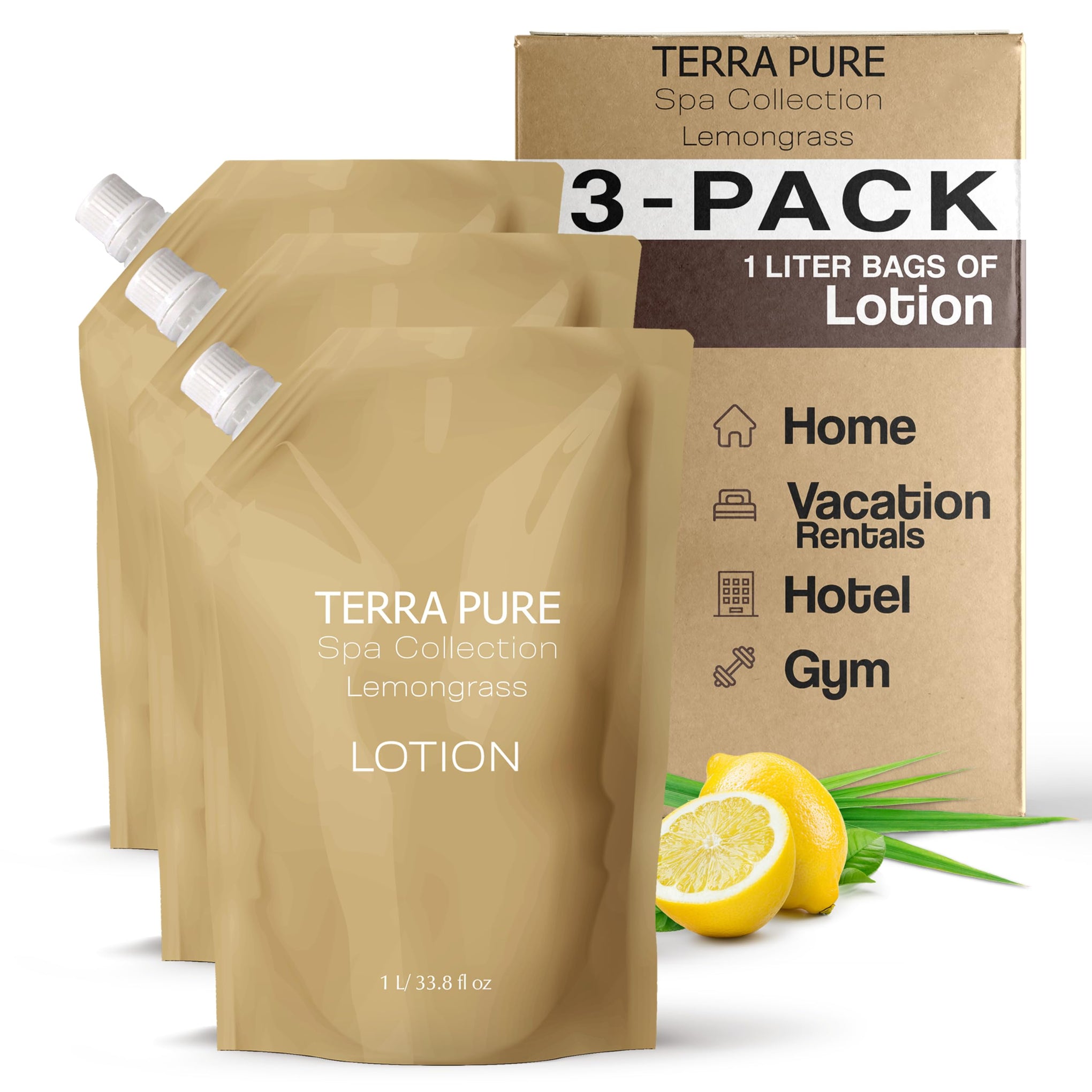 Spa Body Lotion Refill Bags (3 Count)