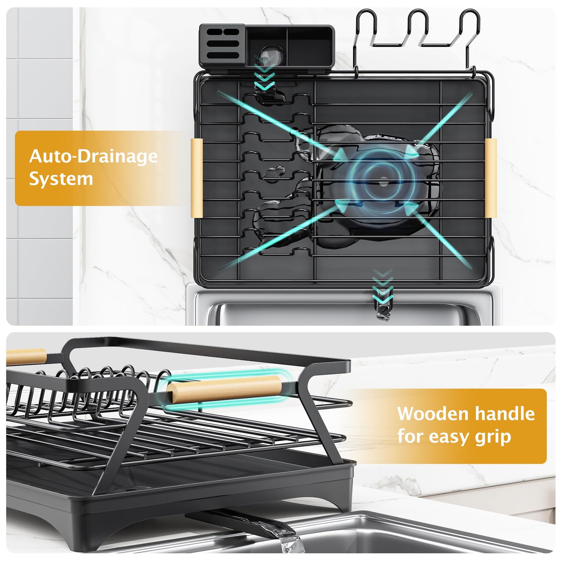 Dish Drying Rack for Kitchen Counter