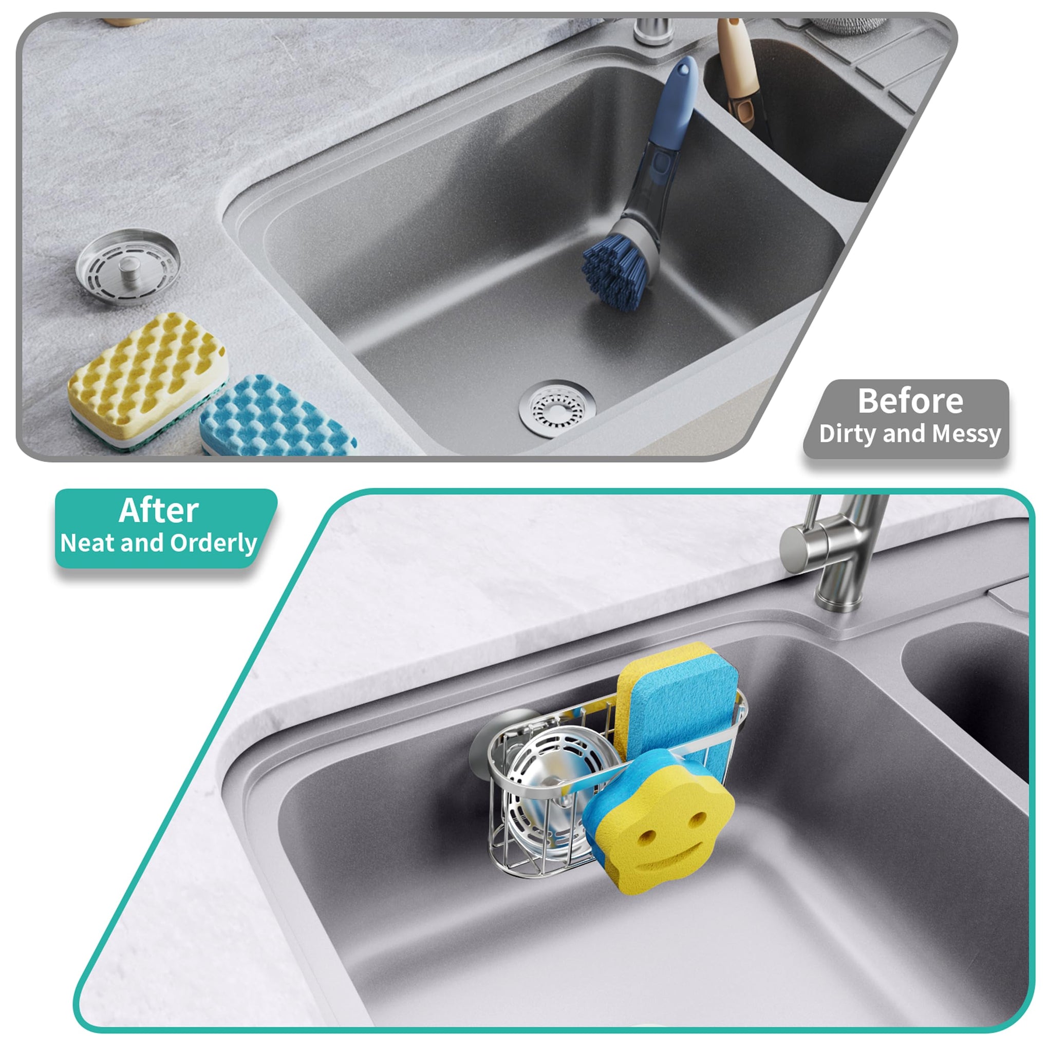 Sink Caddy Sponge Holder