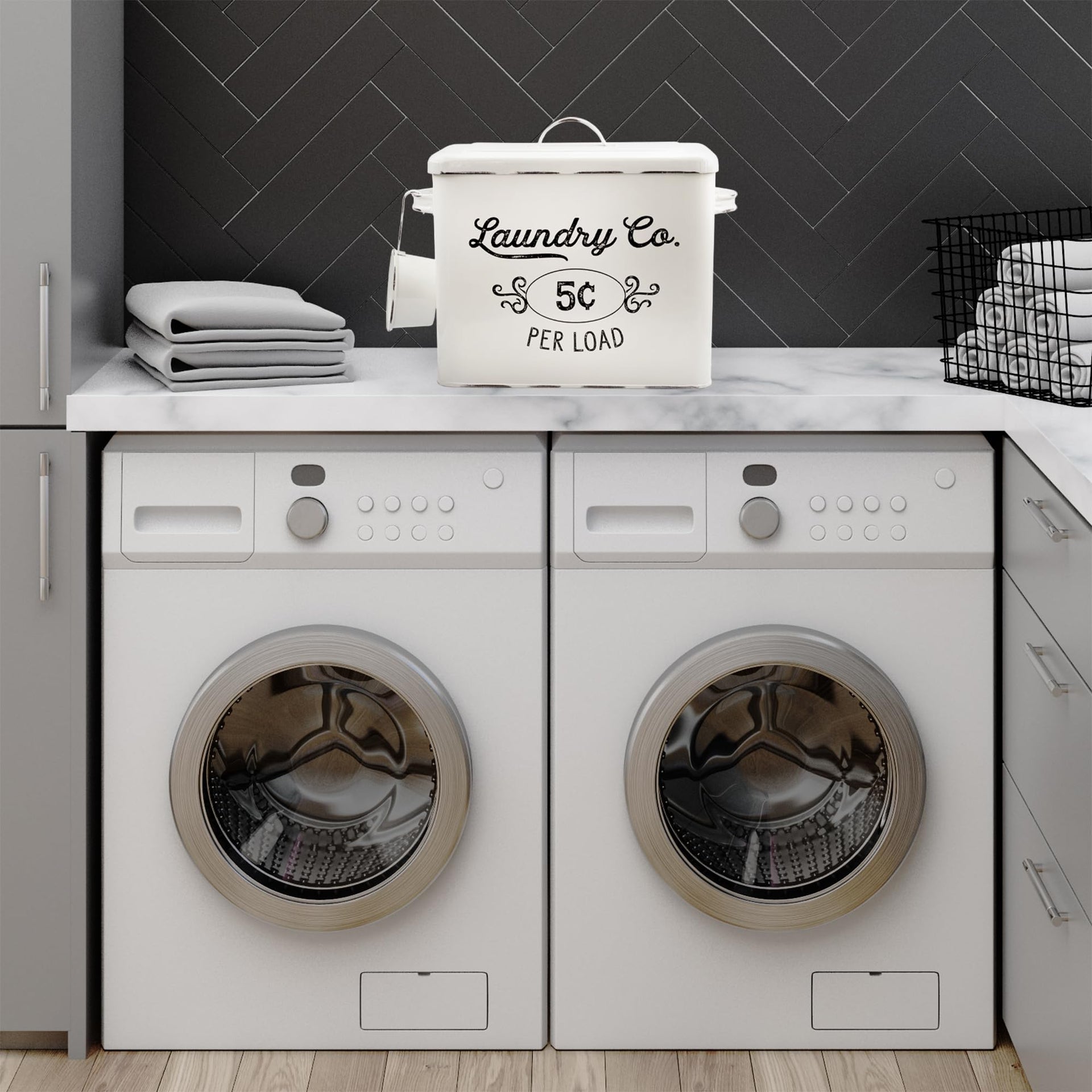 Farmhouse Laundry Powder Container