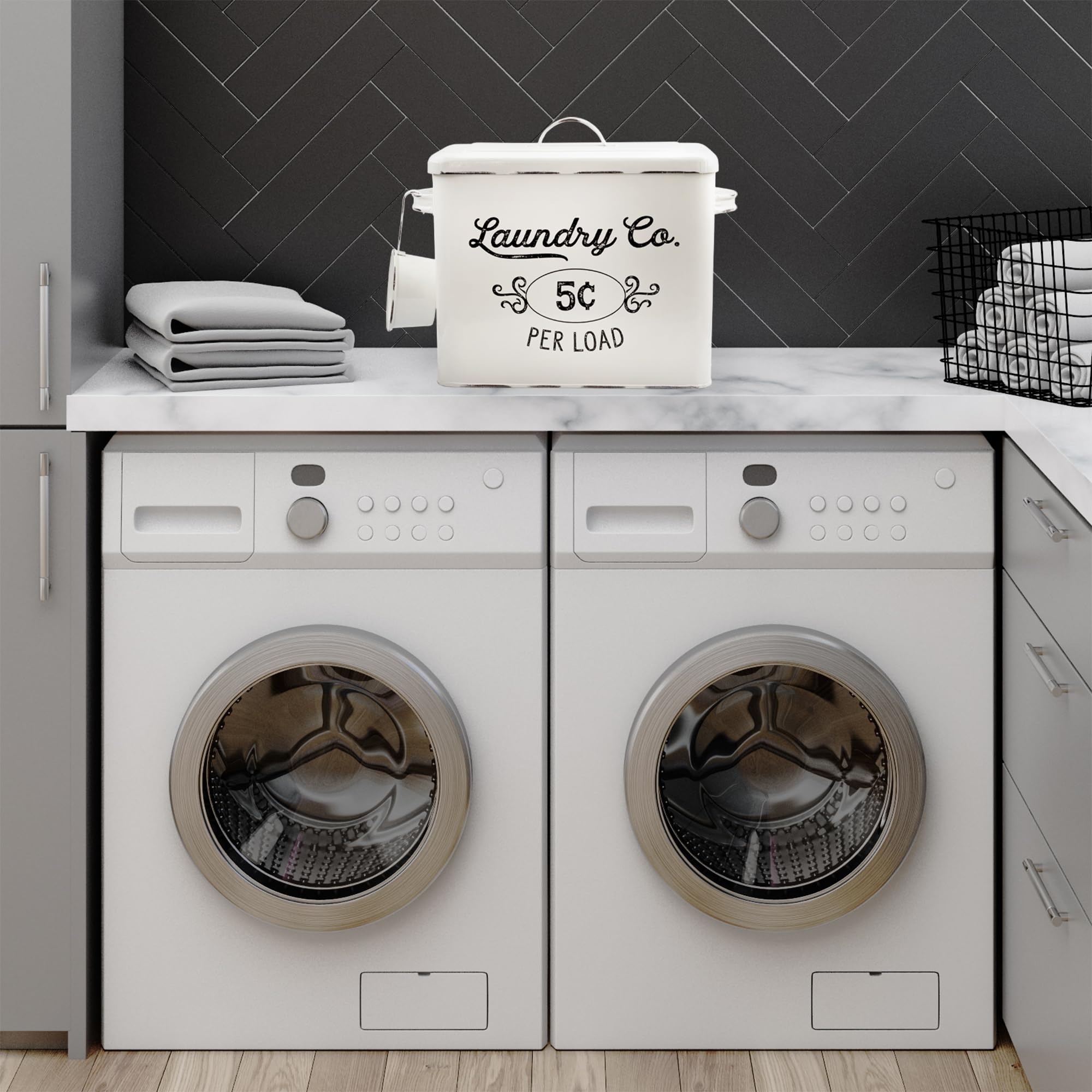 Farmhouse Laundry Powder Container