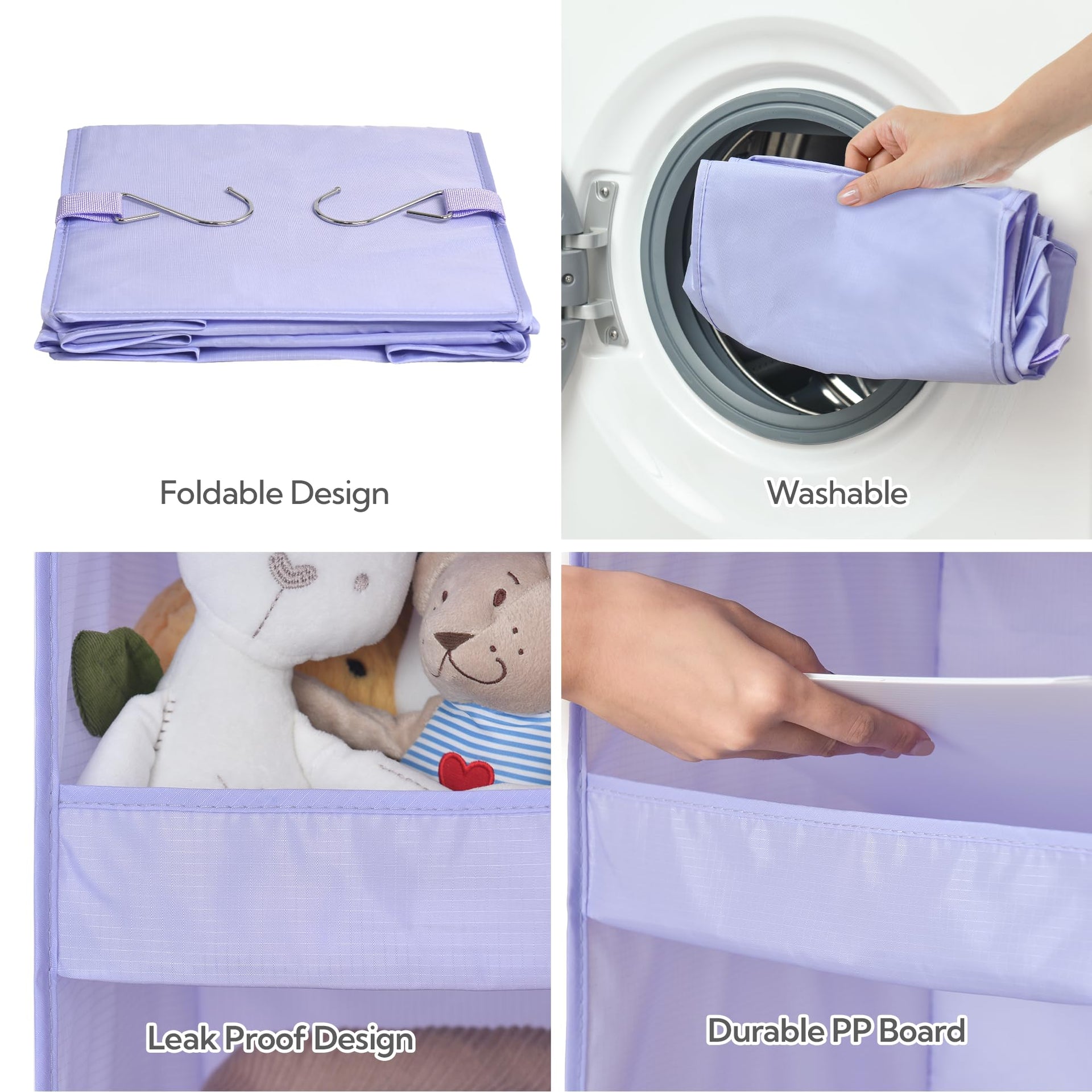 3 Shelf Hanging Closet Organizer