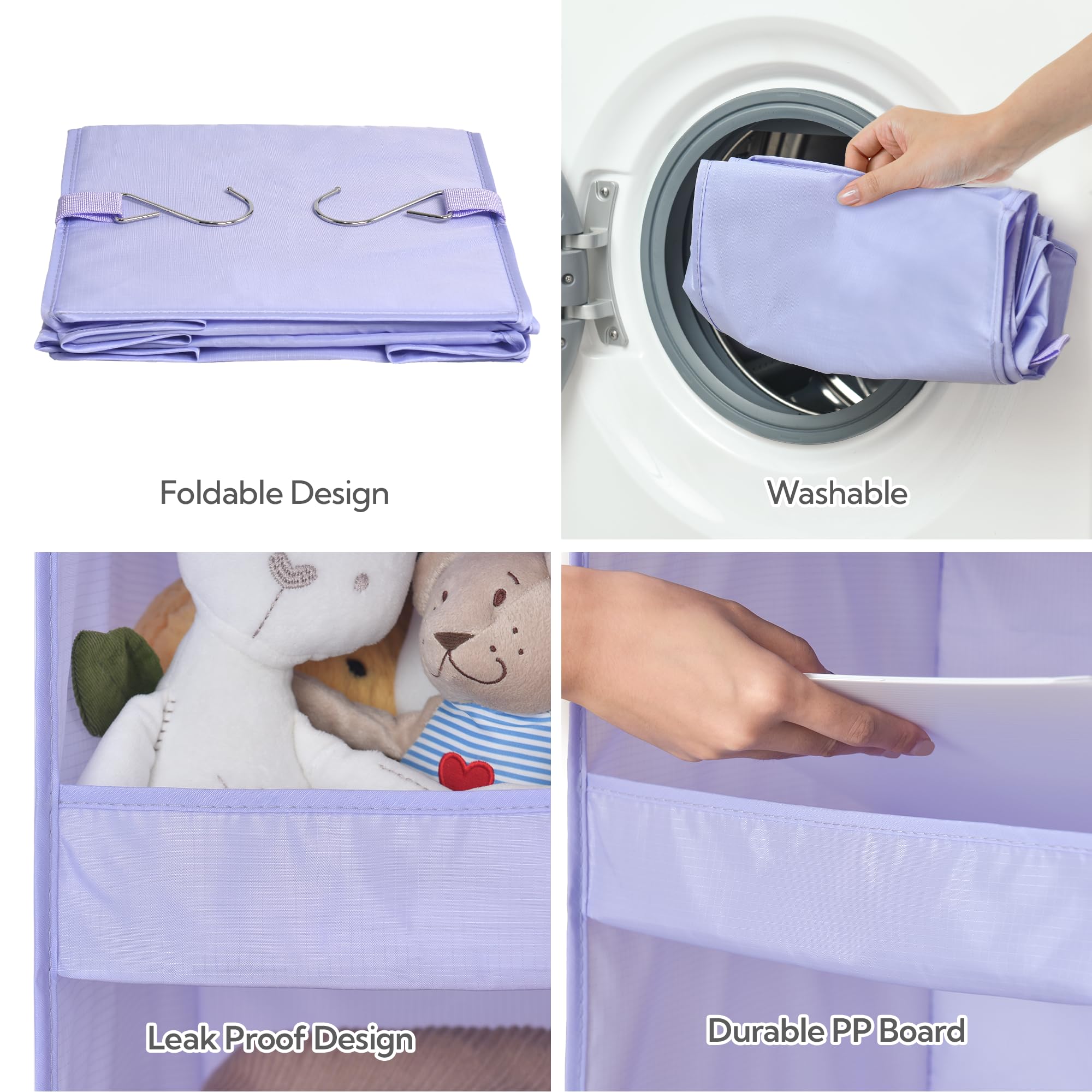 3 Shelf Hanging Closet Organizer