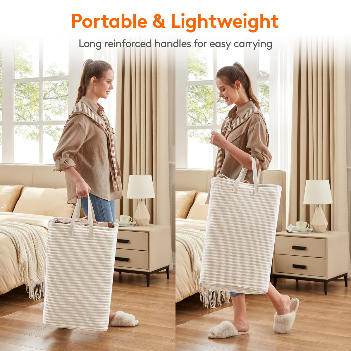 2 Pack Laundry Basket 80L Each (2 Count)