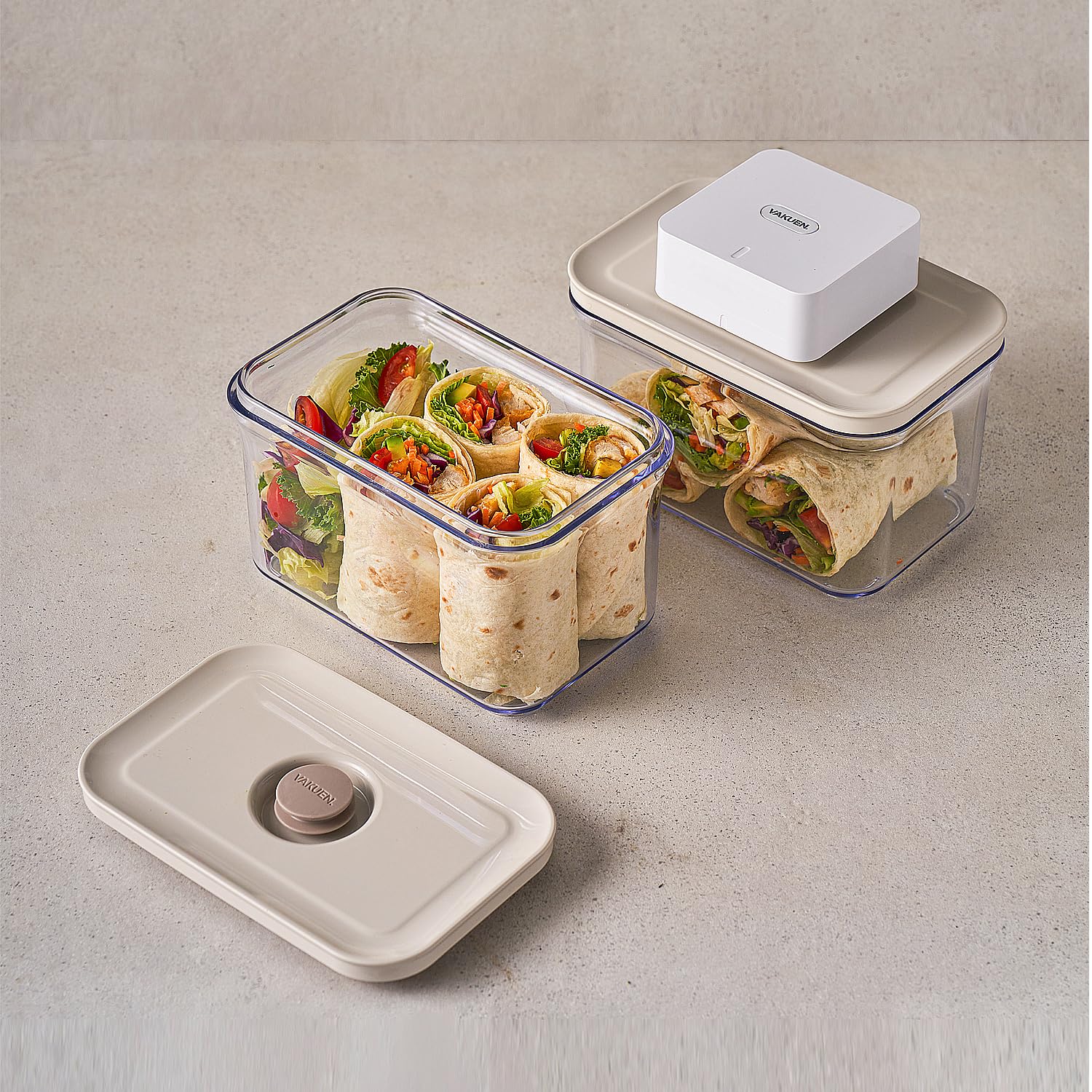 Premium Airtight Food Storage Container. Special Edition Mercury Color 8P