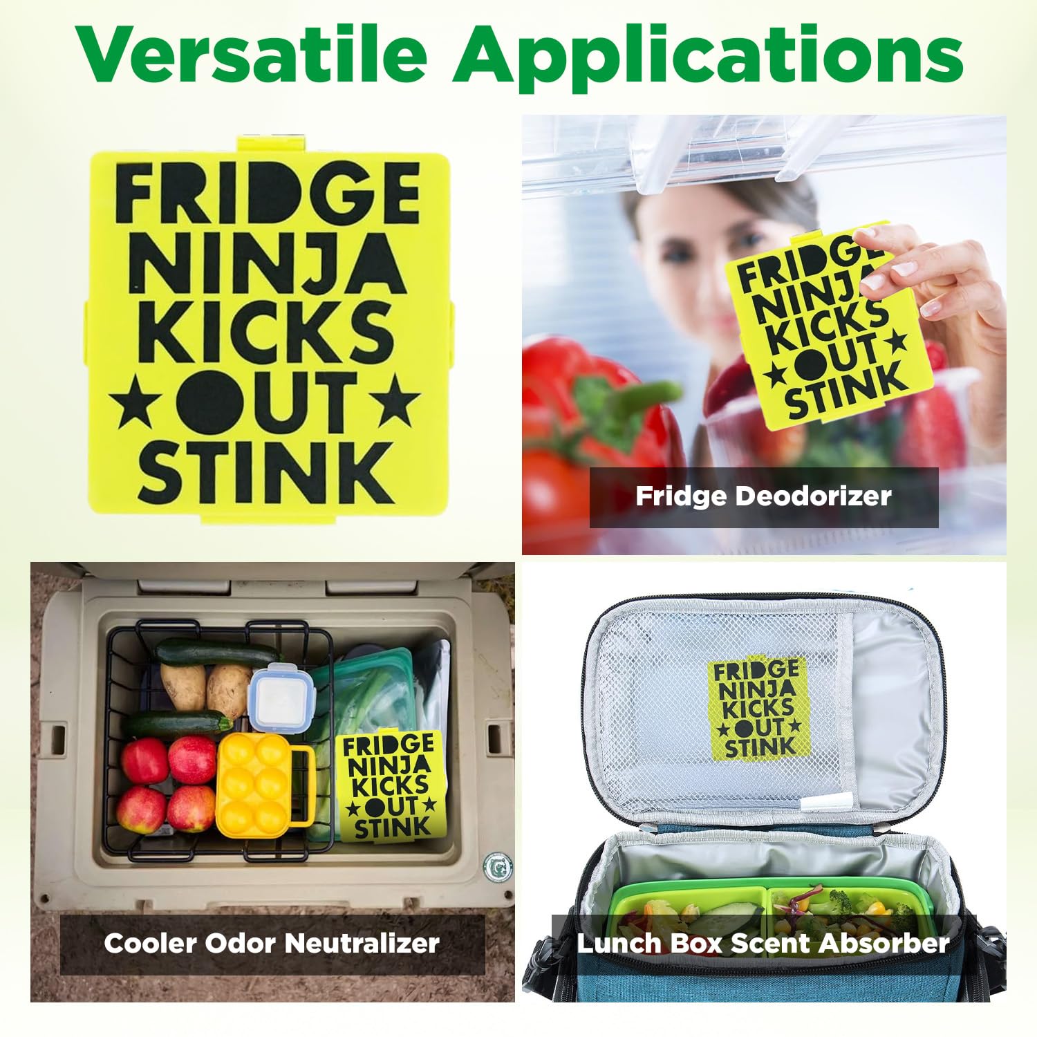Fridge Ninja Compact Fridge Deodorizer (2 Count)