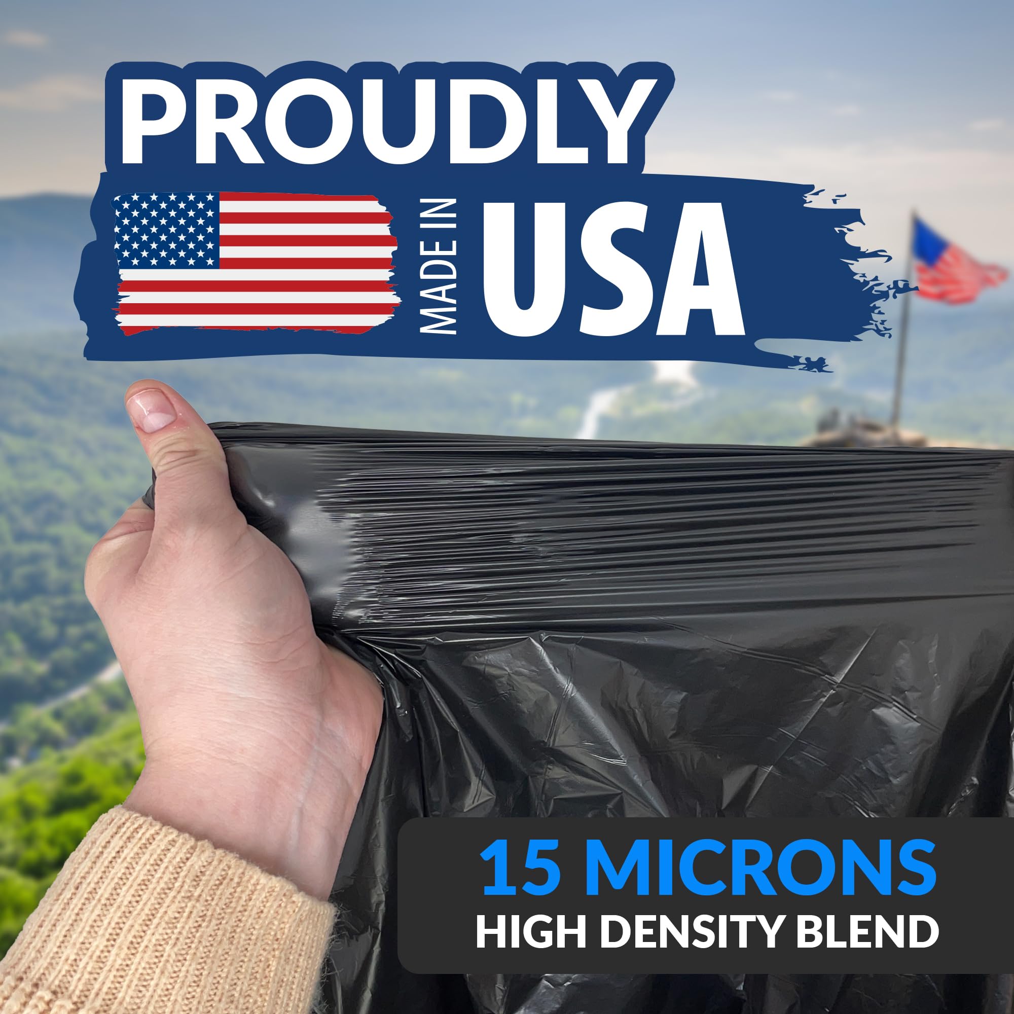 30 to 33 Gallon Trash Bags Heavy Duty (250 Count)