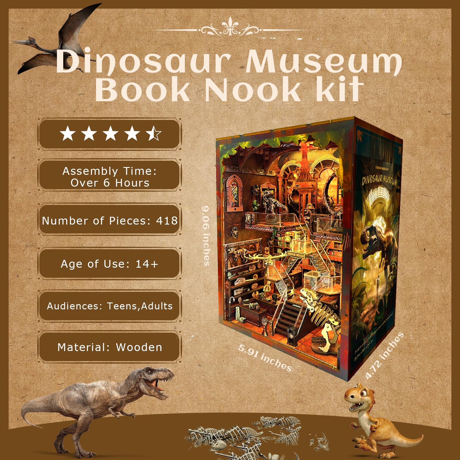 Book Nook Kit for Adults