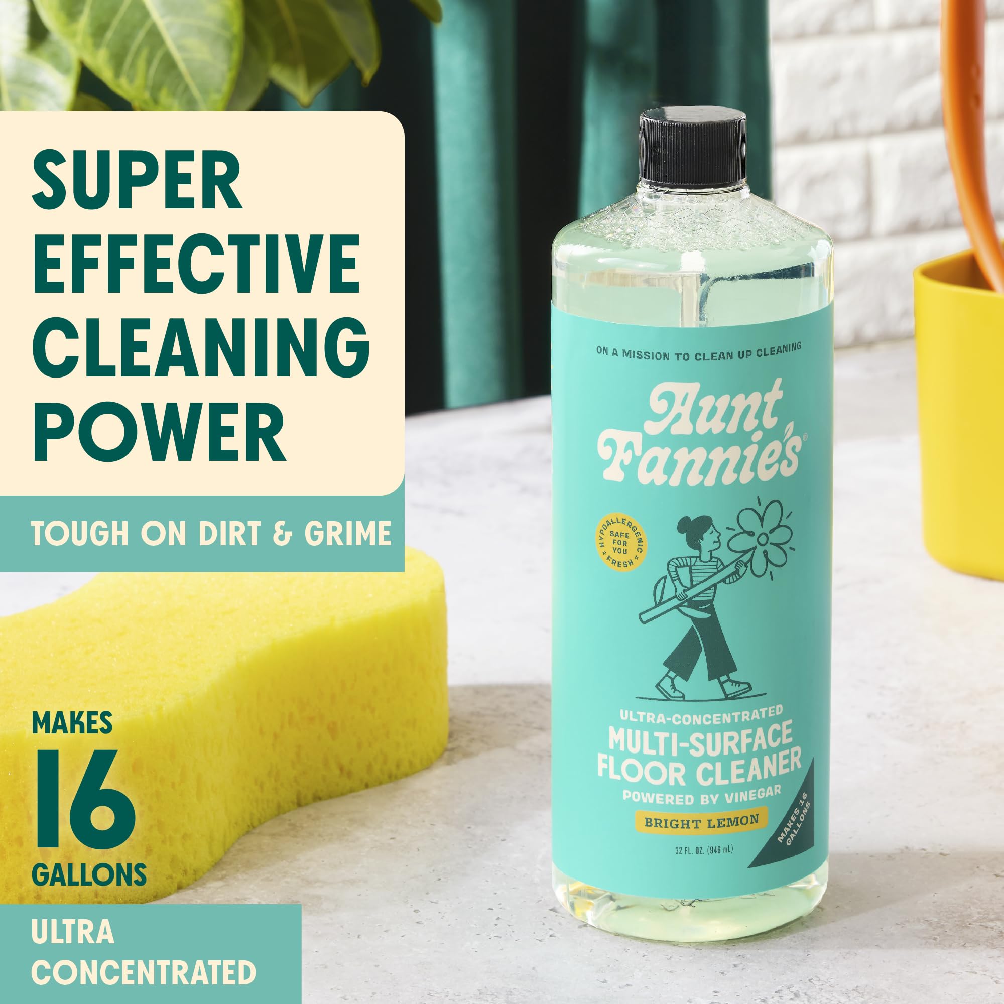 Ultra Concentrated Vinegar Floor Cleaner (96 Fl Oz) - ModHome Supplies