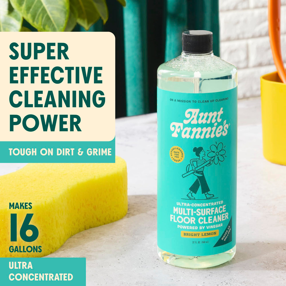Ultra Concentrated Vinegar Floor Cleaner (192 Fl Oz) - ModHome Supplies