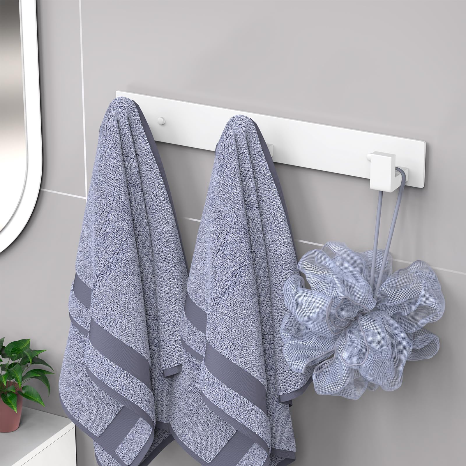 Stainless Steel Wall Coat Rack