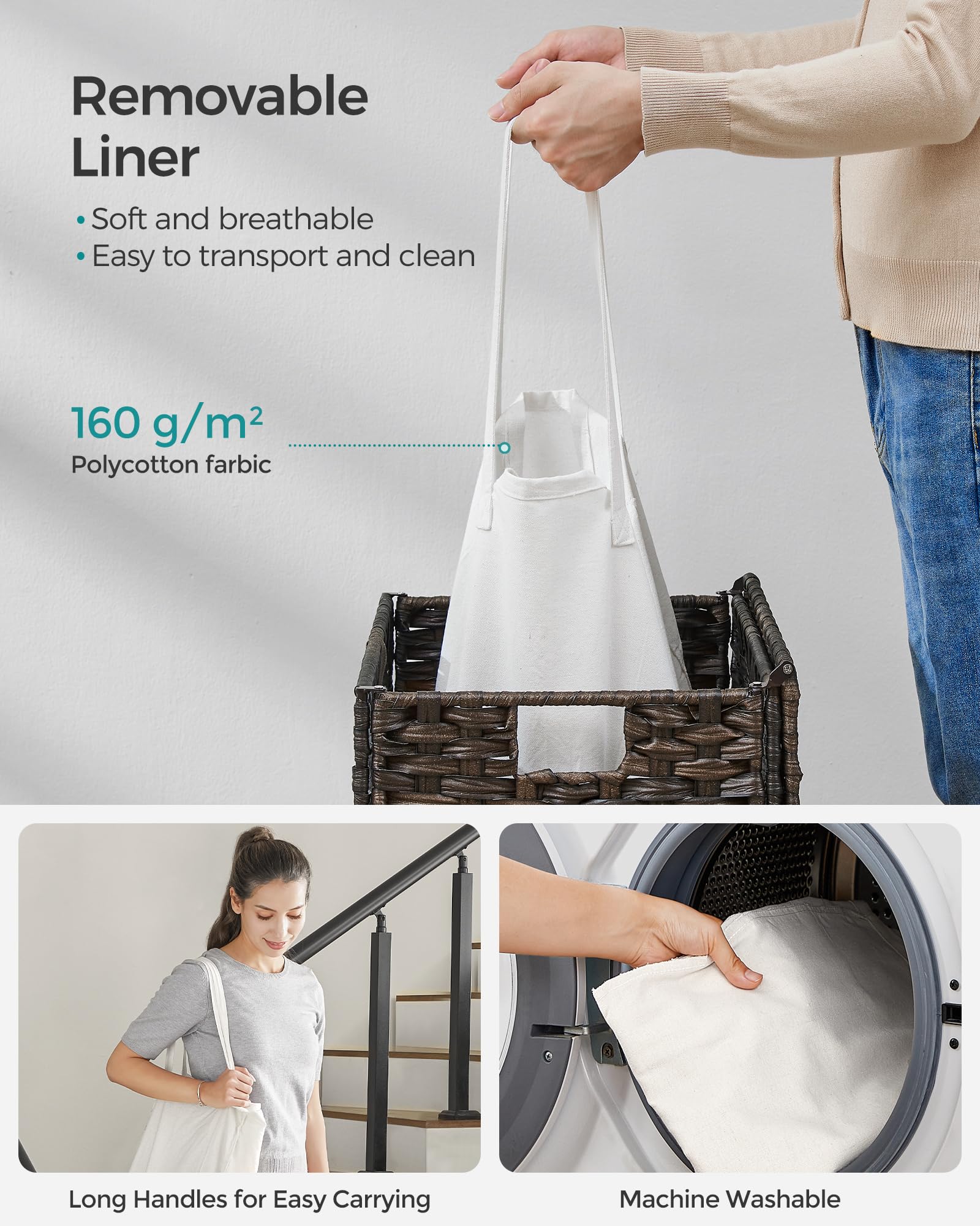 Laundry Hamper with Lid