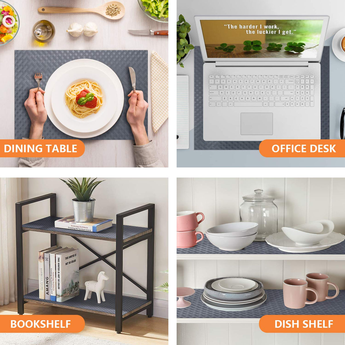 Shelf Liners for Kitchen Cabinets Non Adhensive