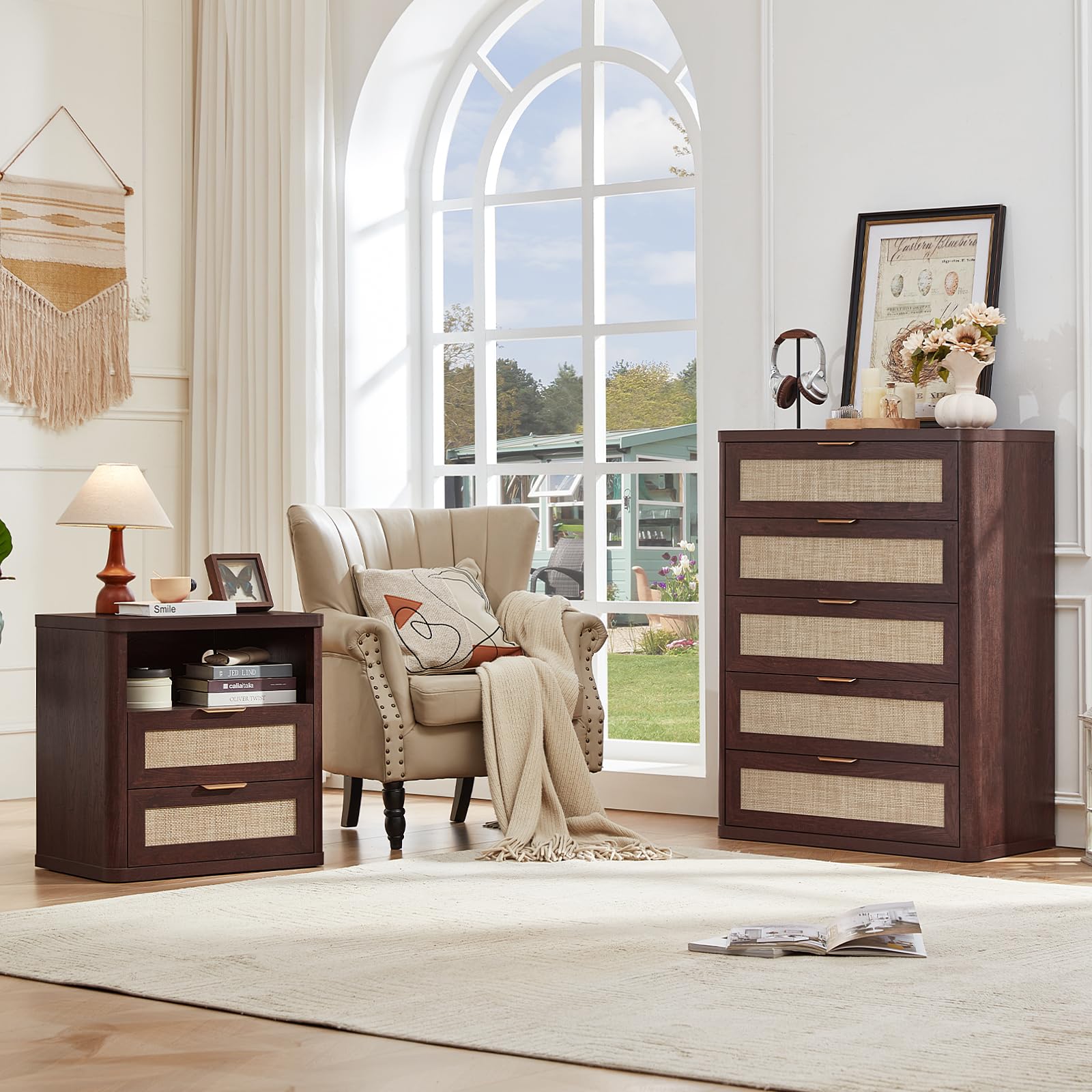 Rattan Dresser for Bedroom