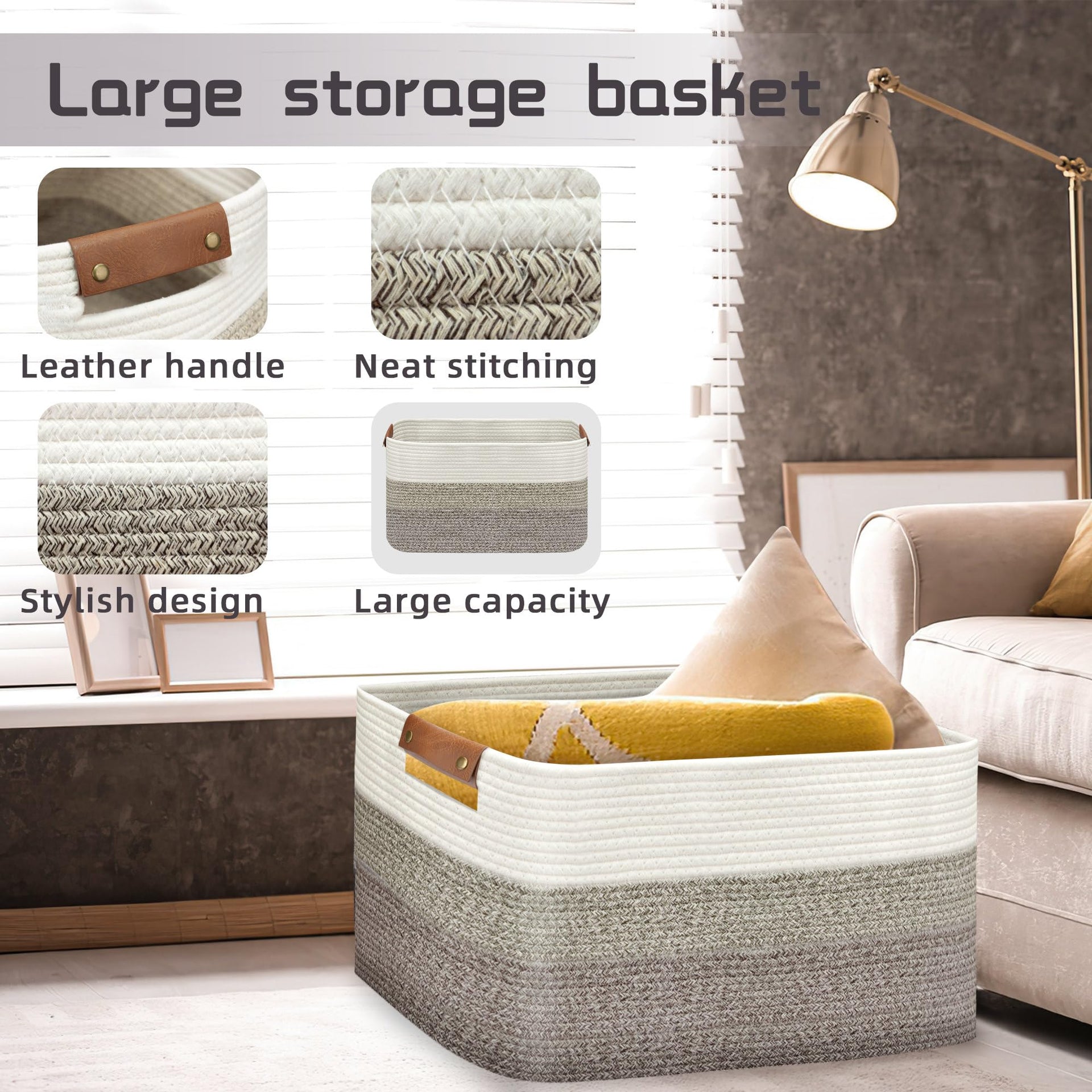Large Collapsible Laundry Basket